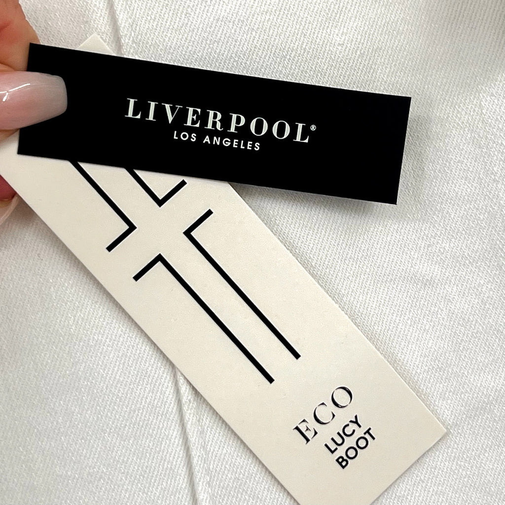 LIVERPOOL Womens Lucy Bootcut Jeans Size 31 US 12 Bright White Midrise NWT