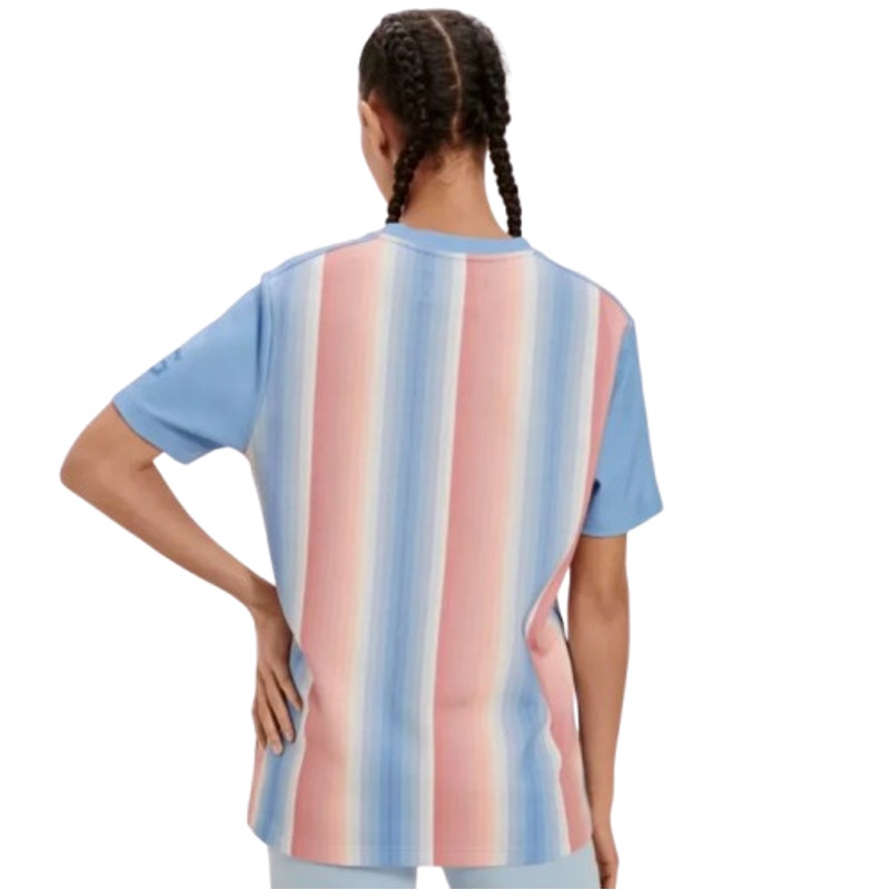 UGG UNISEX Pride Logo Equality T-shirt XXS Blue Multi Stripe Short Sleeve NWT