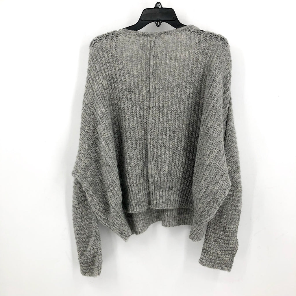 FREE PEOPLE Women's Moonbeam Slouchy Knit Sweater Medium Grey Alpaca NWOT