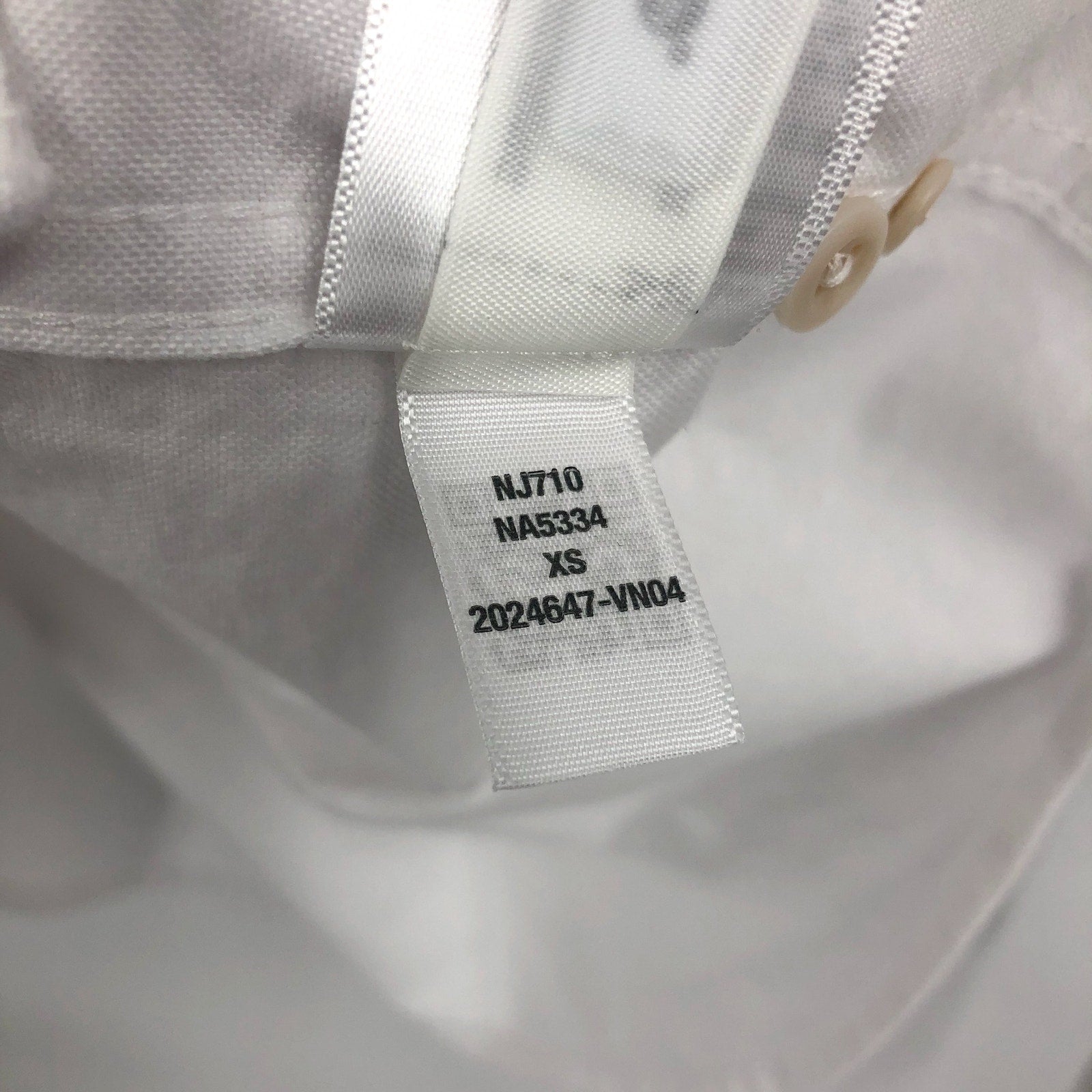 MADEWELL Men's The Vintage-Worn Oxford Shirt XS White Lighthouse NJ710 NWT