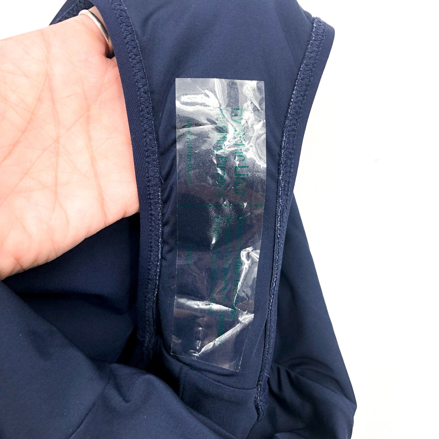 ROBIN PICCONE Ava Scoop Neck Mio One Piece Swimsuit Size 12 Navy Blue NWT