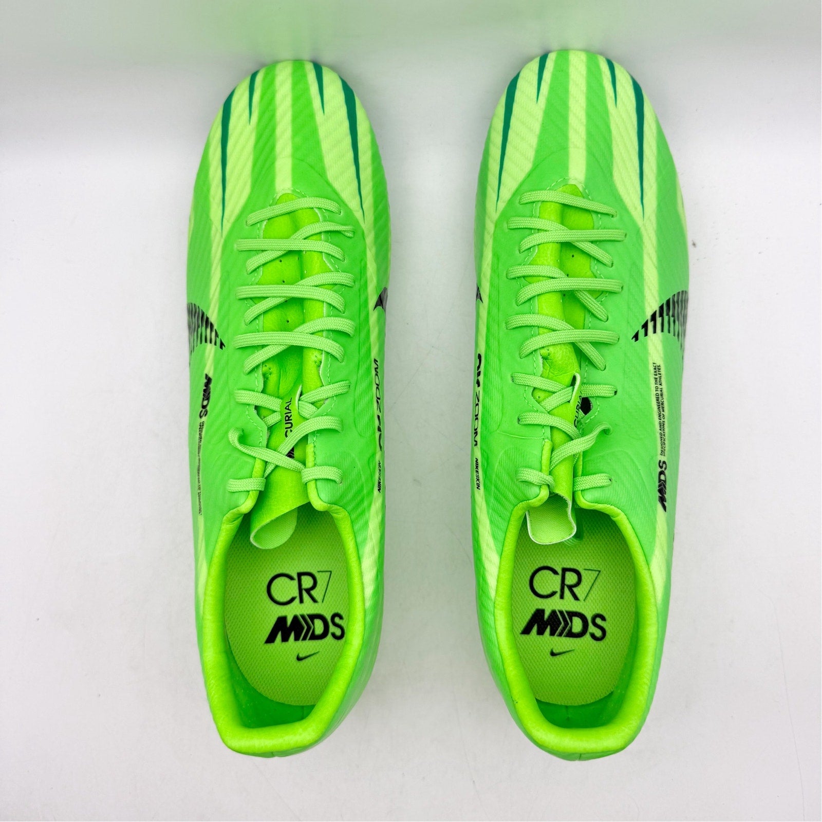 Nike Mens Zoom Mercurial Vapor 15 MG Soccer Cleats US 11.5 Green FJ7200-300 NWOB