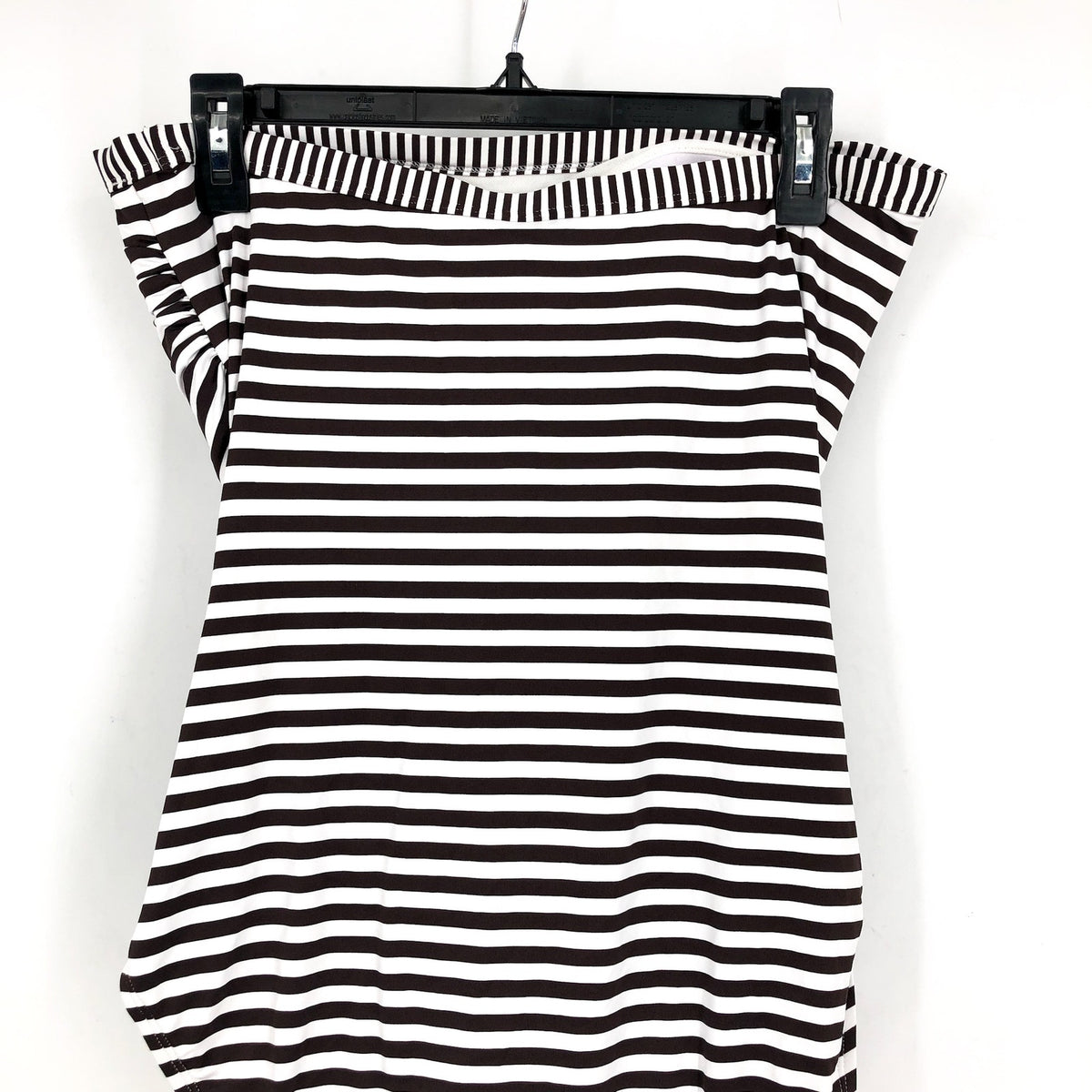 TOMMY BAHAMA Women Breaker Bay One-Piece Swimsuit Size 16 Brown White Stripe NWT