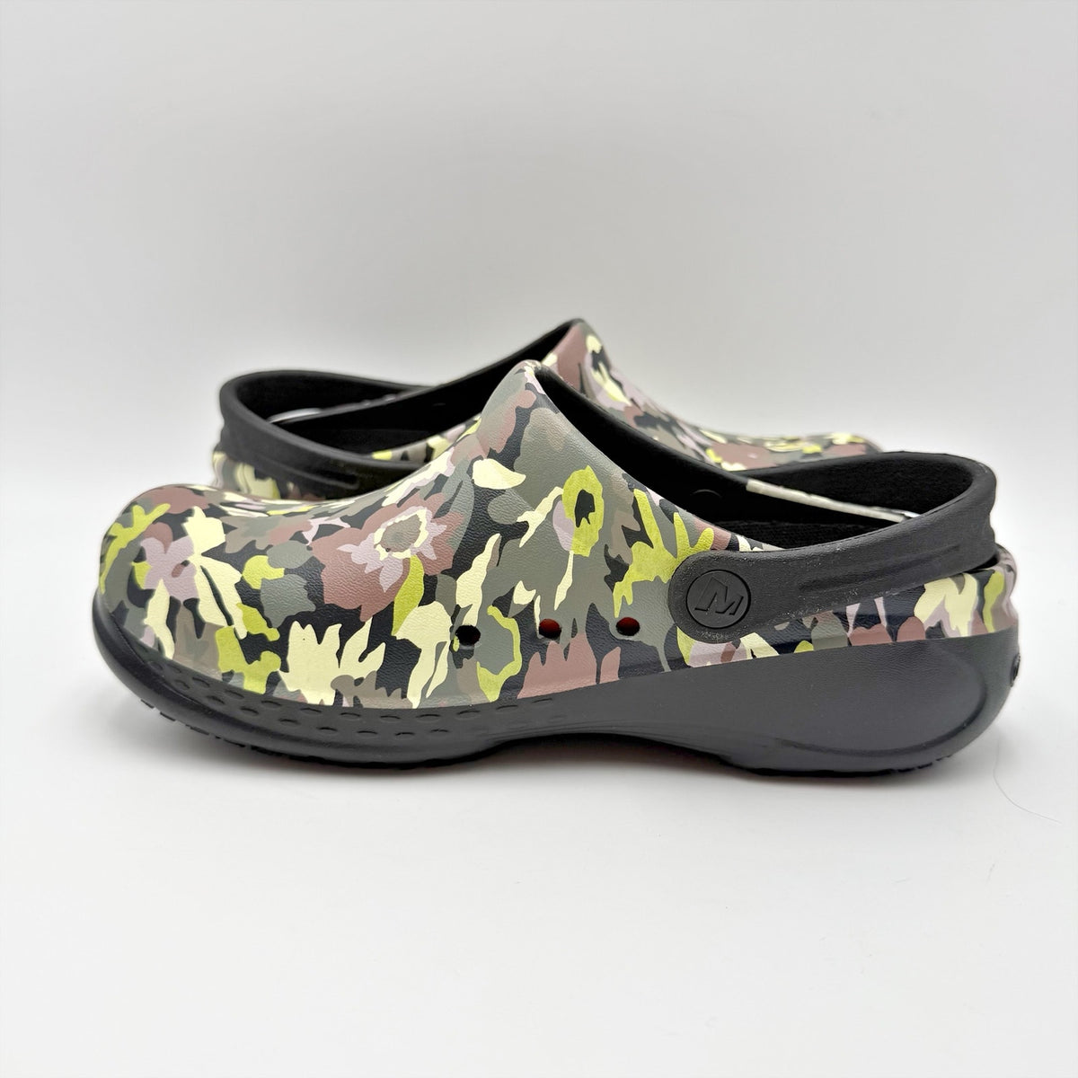 Merrell Womens Encore Service Pro Work Clogs Size 6 EU 37 Green Multi SR NIB