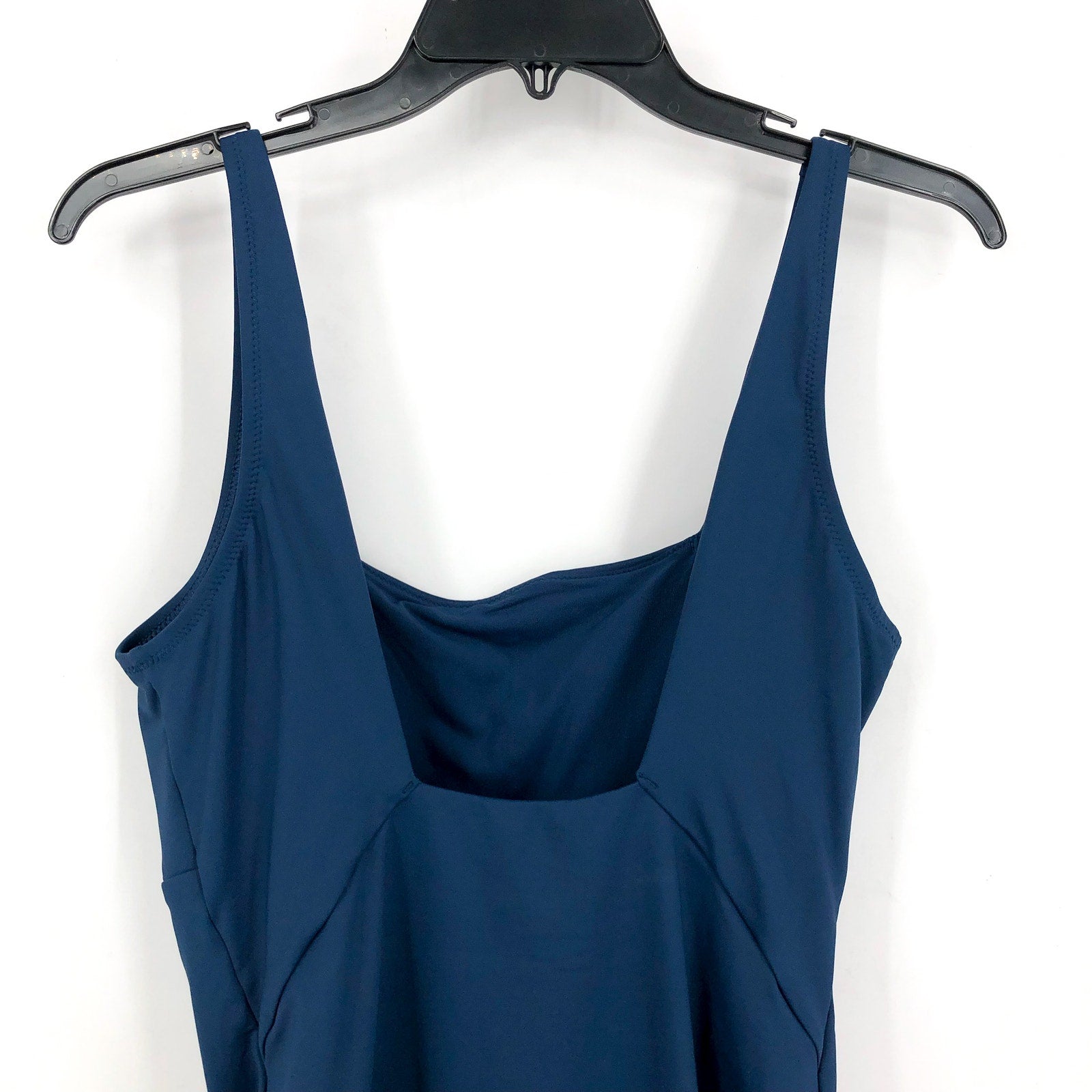 TOMMY BAHAMA Palm Modern One-Piece Swimsuit Size 6 Blue OTS Square Neck NWT