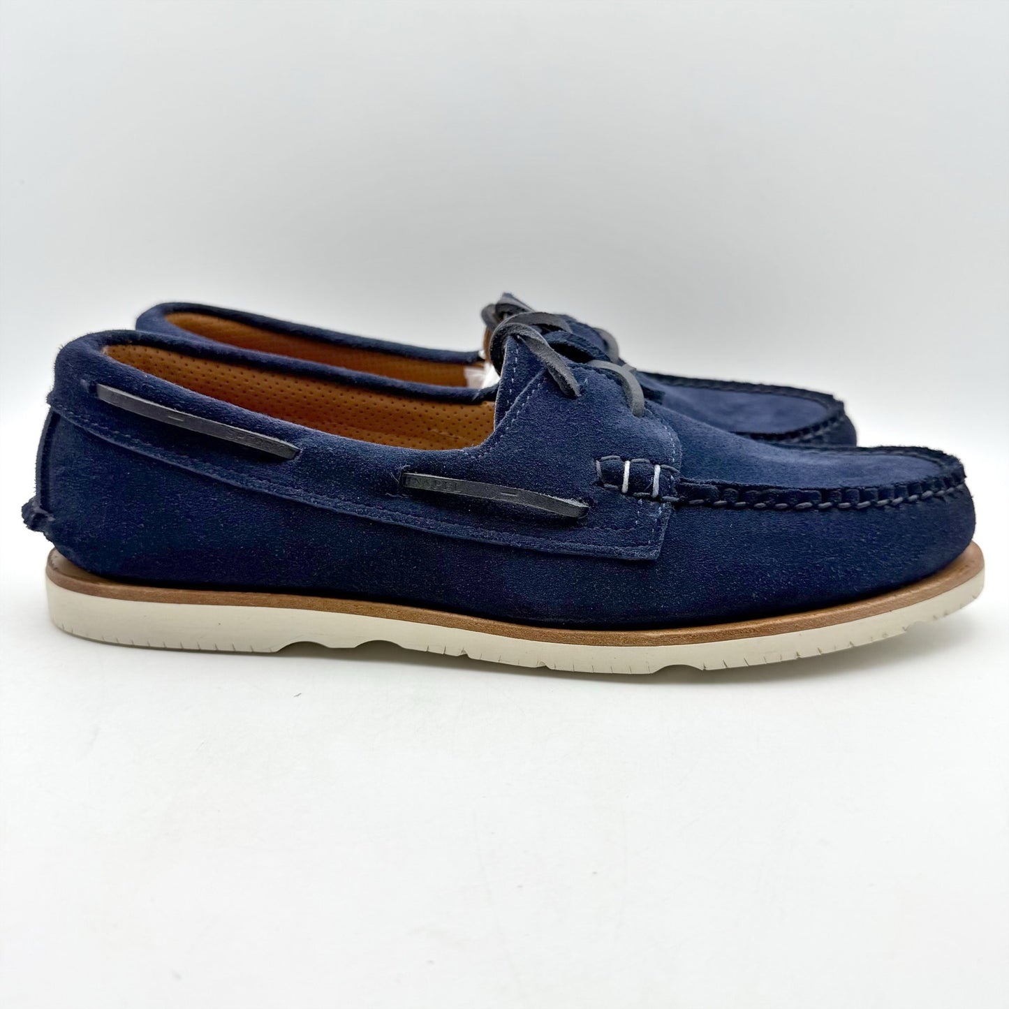 Sperry Mens X Sunspel Authentic Original Boat Shoe US 10 EU 43 Navy Suede NWOB