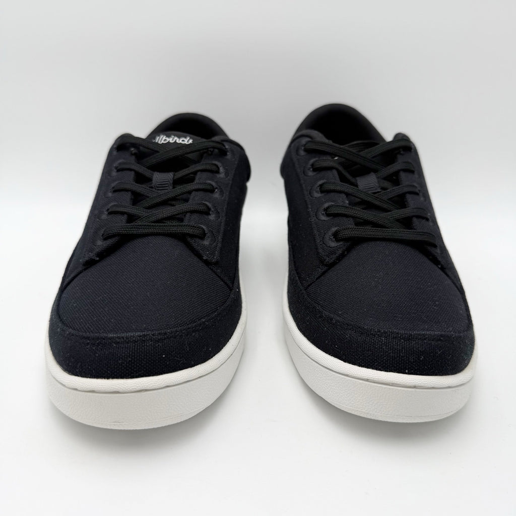 ALLBIRDS Mens Canvas Pacer Casual Sneakers Size 11 EU 43.5 Black White NIB