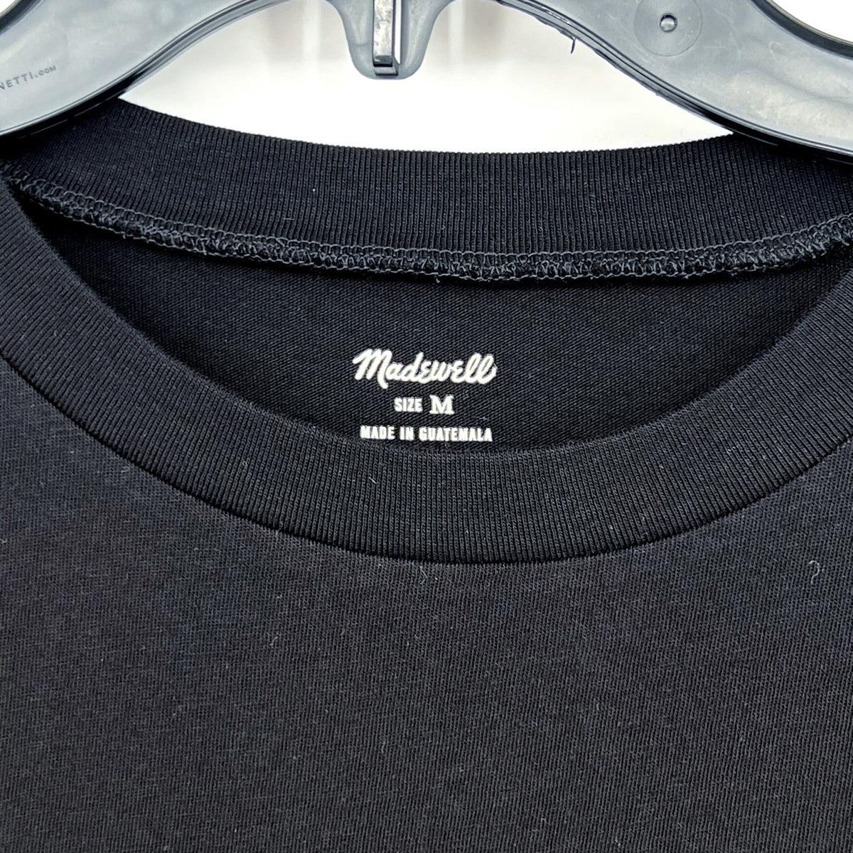 MADEWELL Women's Northside Vintage Muscle Tank Top Medium Jet Black PO195 NWT