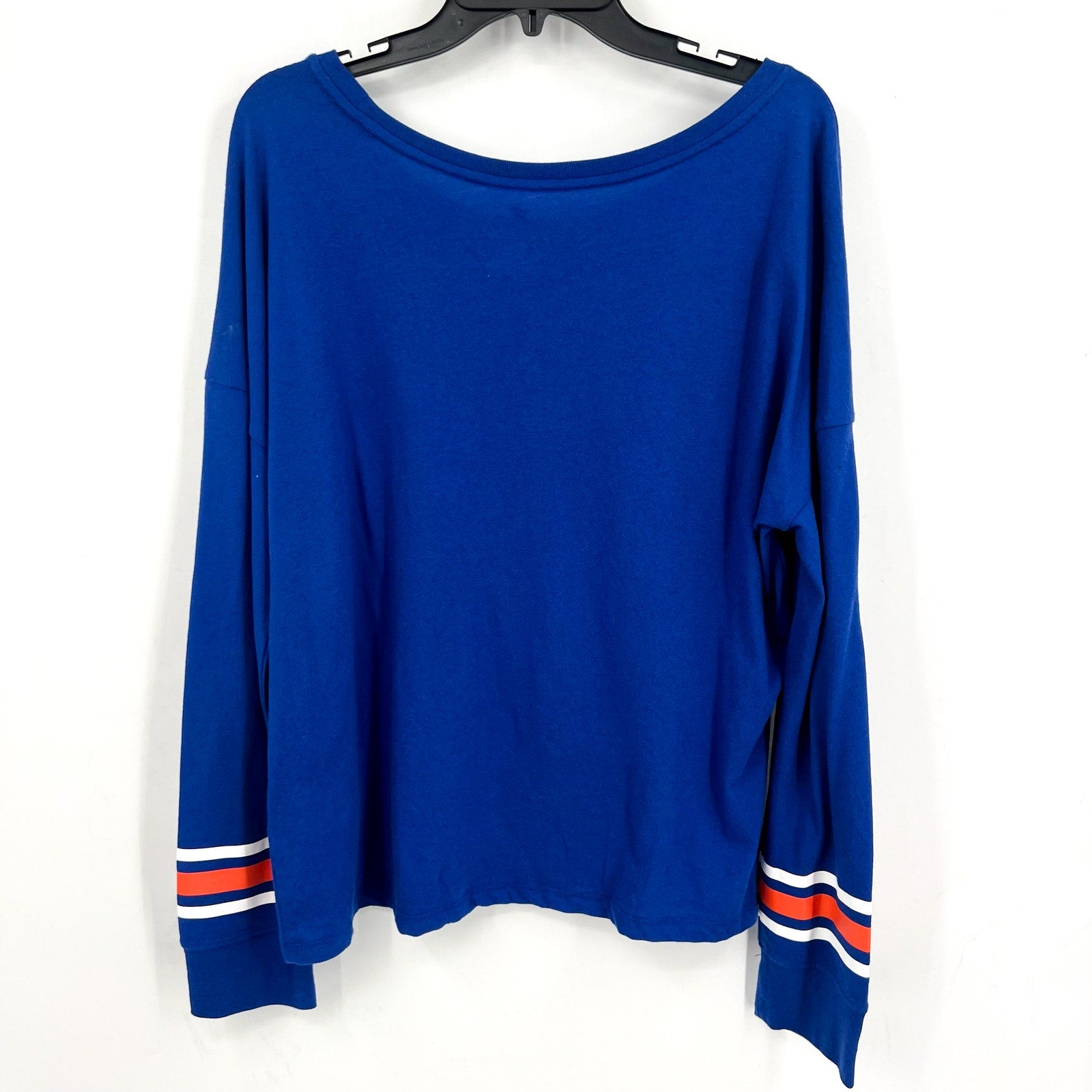 FANATICS Womens Florida Gators T-Shirt Large Royal Blue Long Sleeve NWT
