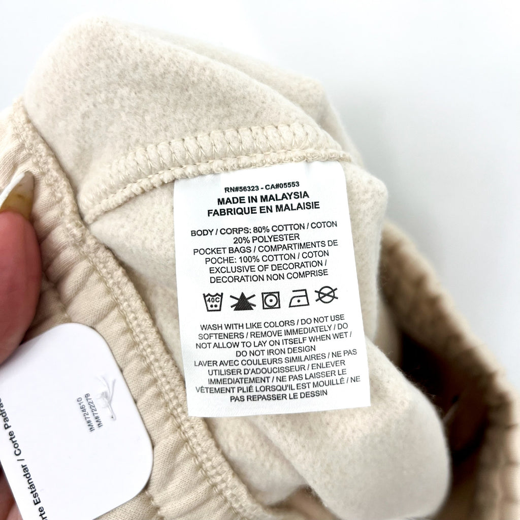 NIKE Kids Sportswear Club Fleece Joggers Pants Medium Cream White Boys Girls NWT
