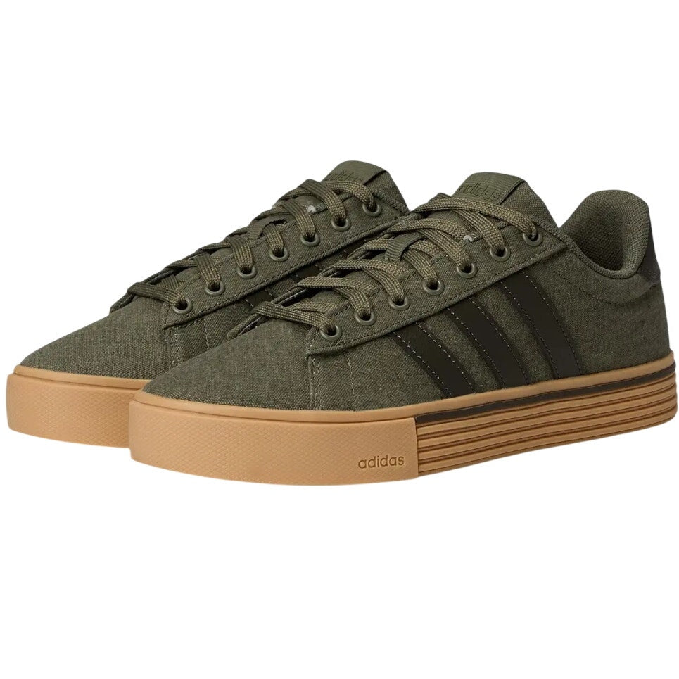 Adidas Mens Daily 4.0 Casual Sneakers US 13 Olive Green Gum NIB