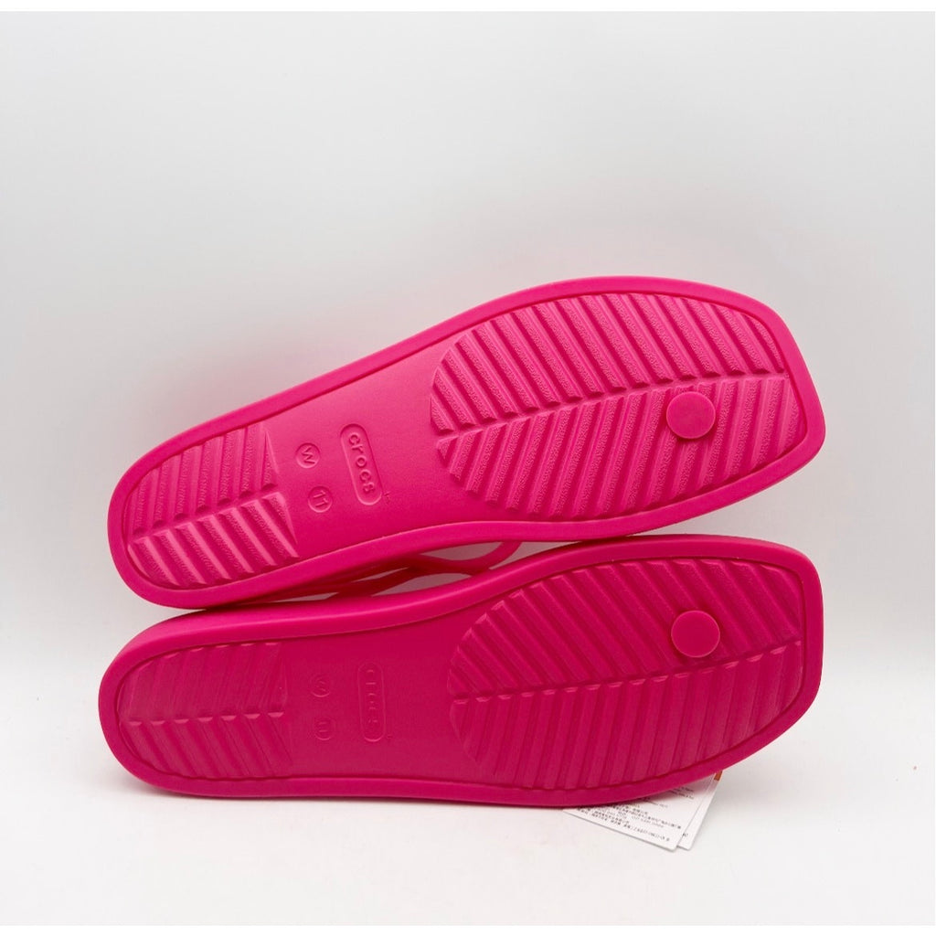 Crocs Women's Miami Thong Sandal Size 11 Dragon Fruit Pink Flip Flop NWT