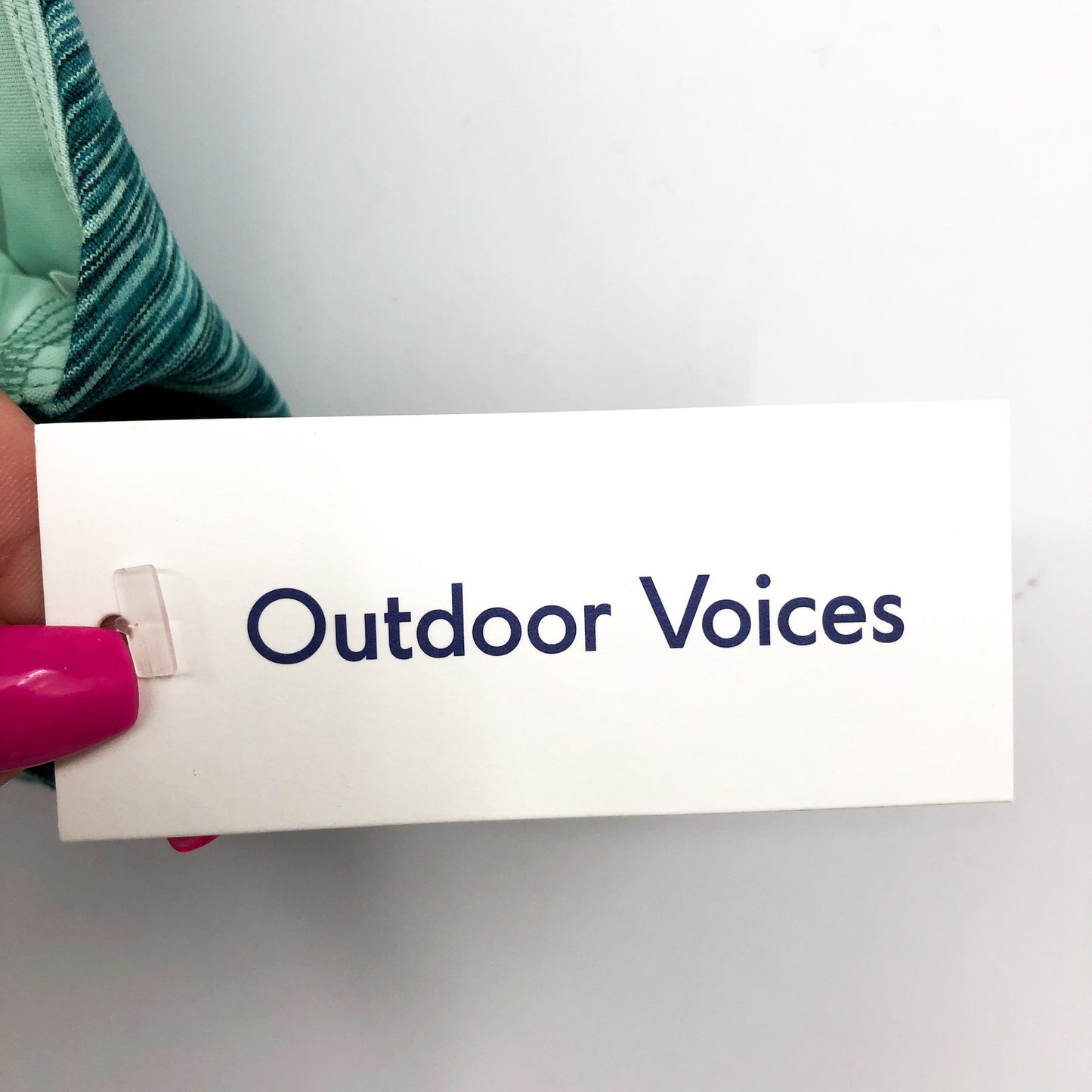 OUTDOOR VOICES Womens Flow Freeform Bralette XXL Green Patina Mix Quick Dry NWT