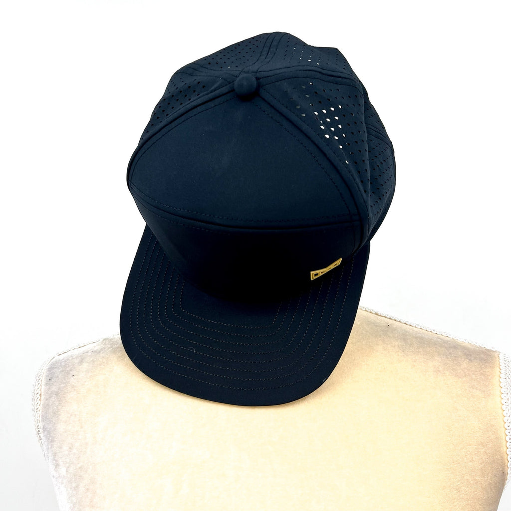 MELIN Trenches Icon Hydro Performance Snapback Hat Classic Fit Black Gum NWT