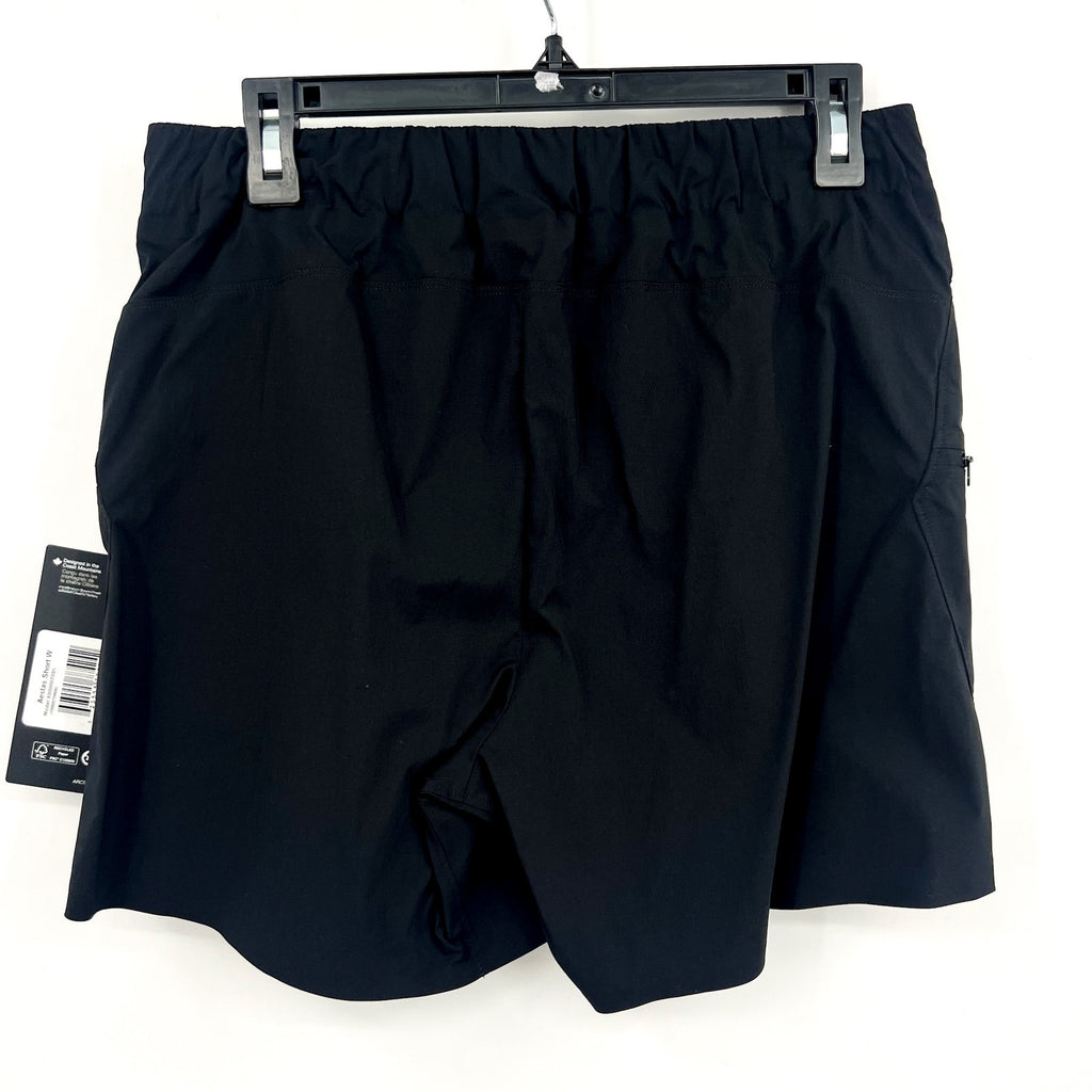ARC'TERYX Women's Aestas 5.5 All-Mountain Shorts Size 8 Black Light Packable NWT