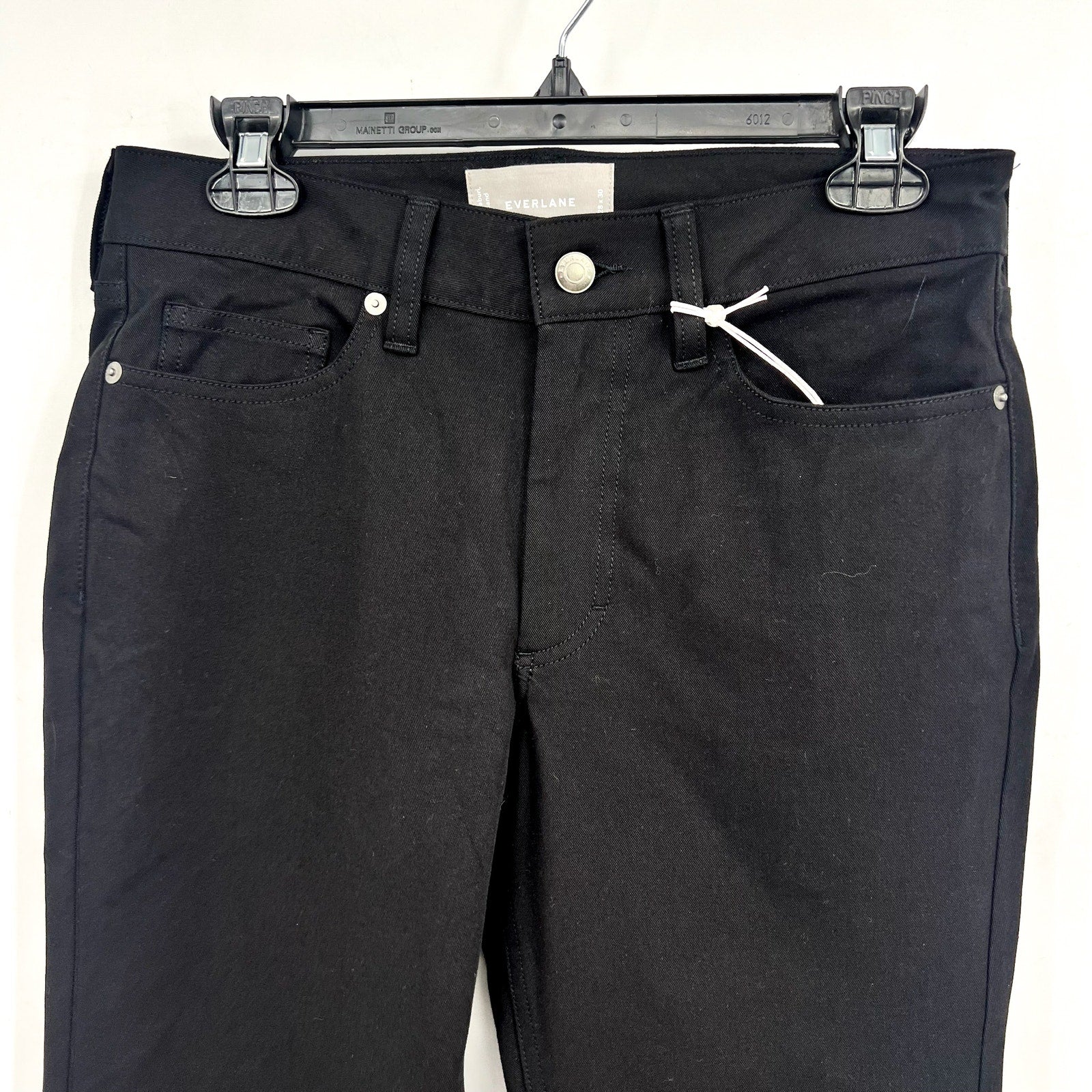 EVERLANE Men's The Performance 5-Pocket Pants 28x30 Black Chinos Stretch NWT