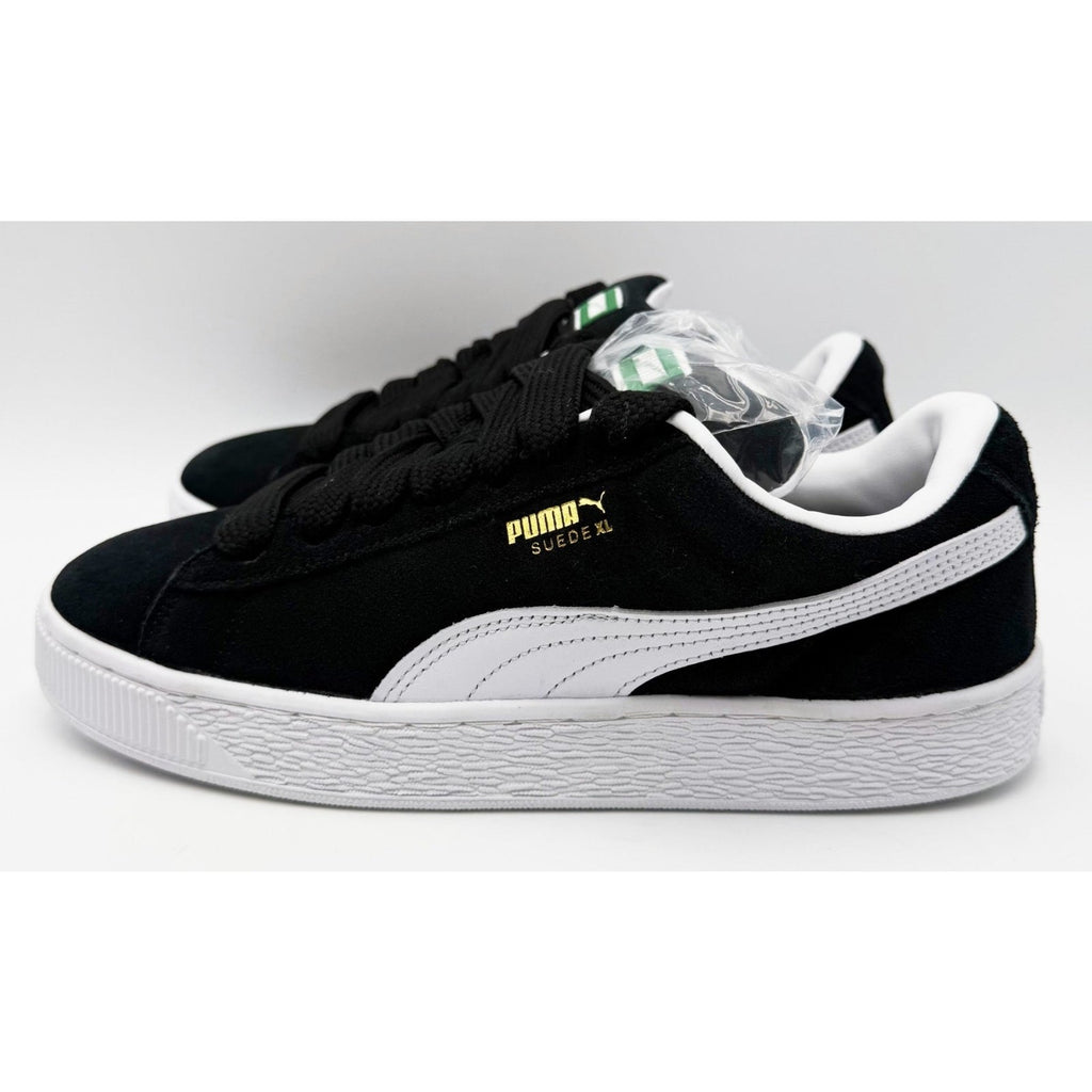 Puma Womens Suede XL Lace Up Sneakers Size 9.5 EU 40.5 Black White NWOB