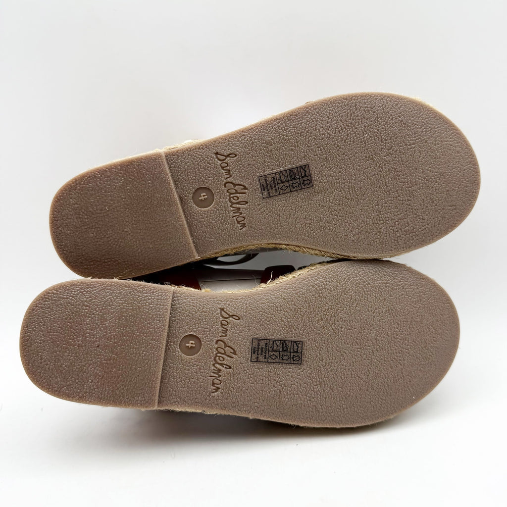Sam Edelman Girls Kora Sandals US 4 M EU 36 Brown Leather NIB