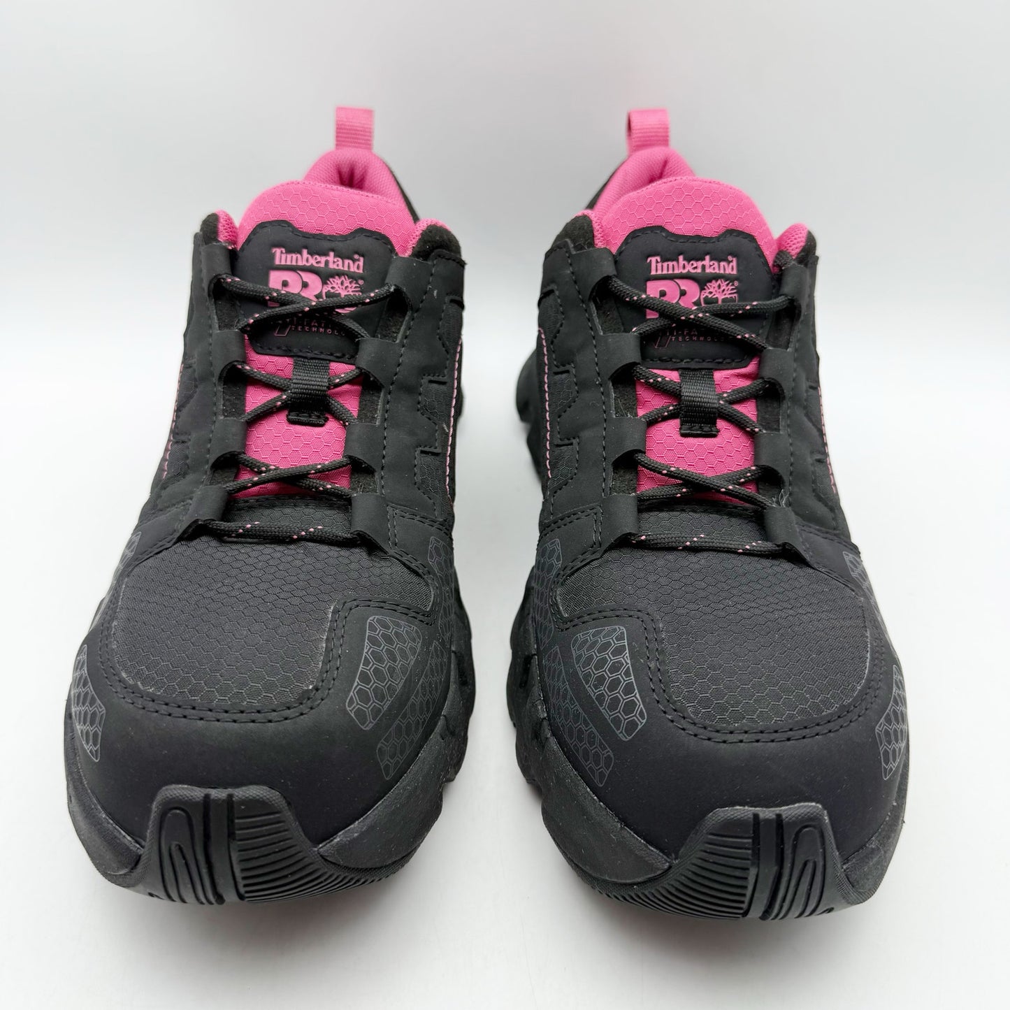 Timberland Pro Womens Powertrain EV CT Work Sneakers US 10 M Black Pink NIB