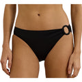 LAUREN RALPH LAUREN Women's Macrame O-Ring Bikini Bottom Size 12 Black NWT
