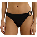 LAUREN RALPH LAUREN Women's Macrame O-Ring Bikini Bottom Size 12 Black NWT
