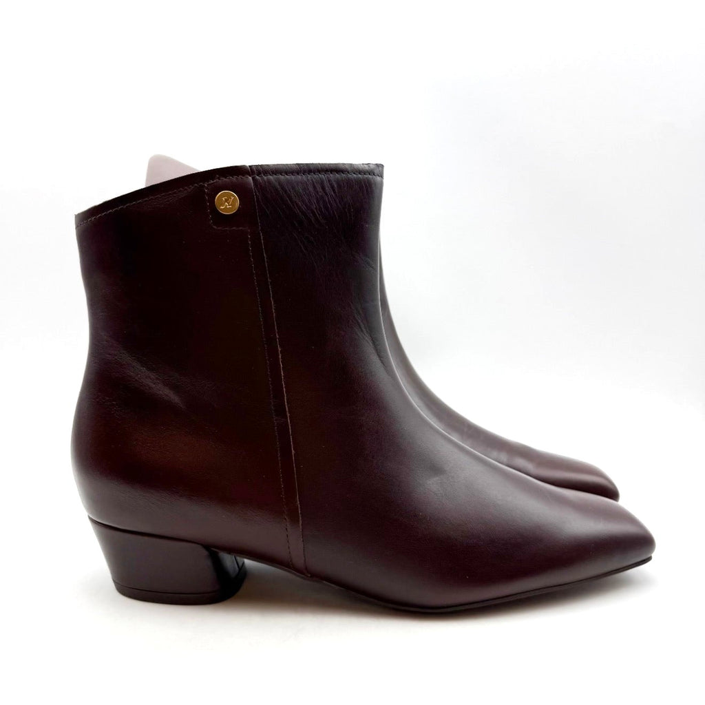Naturalizer Womens Raffee Ankle Boots US 9.5 M EU 40.5 Brown Leather Booties NIB