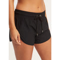 SEAFOLLY COLLECTIVE Women's Active Boardshorts Size 4 XS Black Drawstring NWT