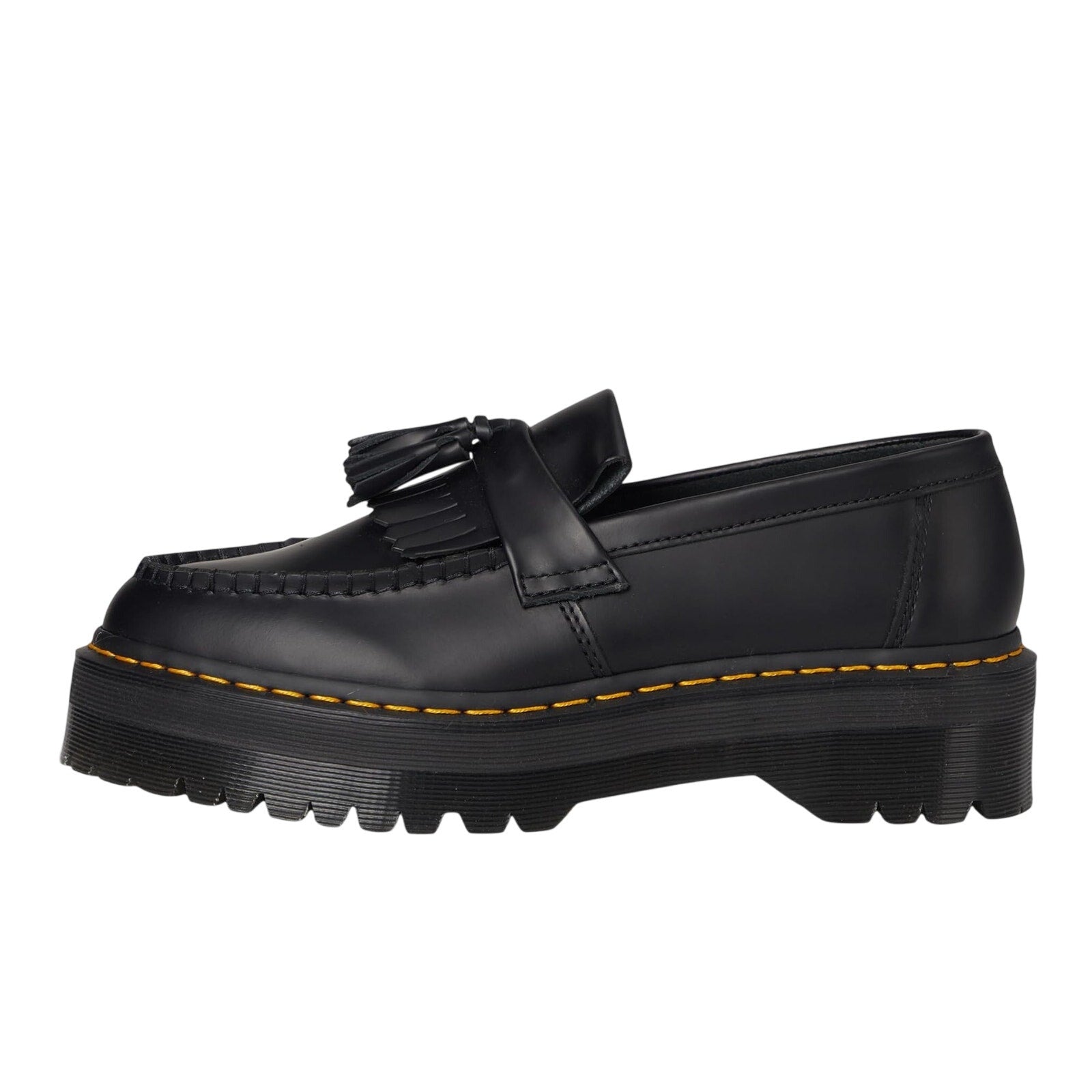 Dr. Martens Womens Audrick Platform Loafers US 11 EU 43 Black Nappa Lux NWOB
