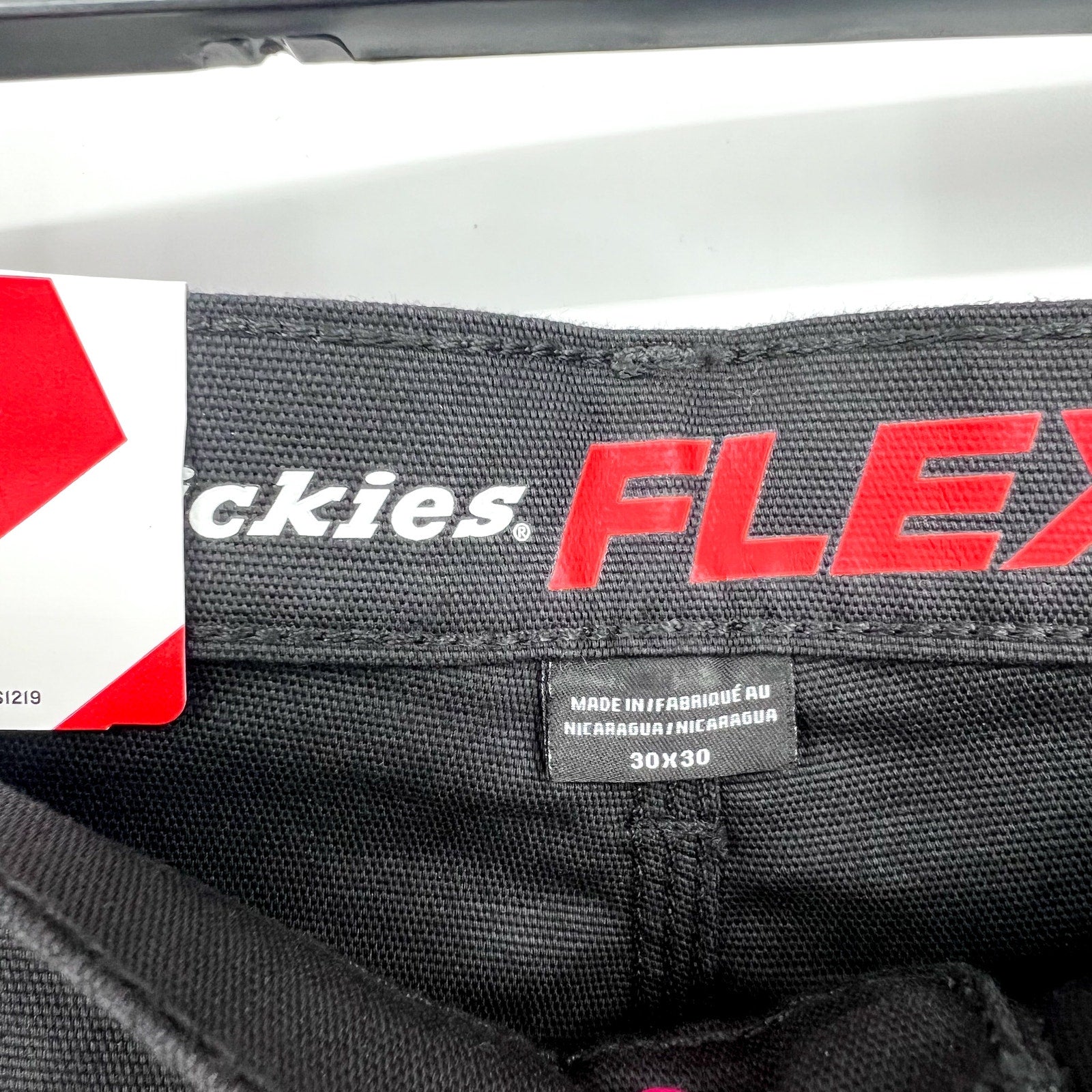 DICKIES Men's Double Knee Regular Fit Duck Work Pant DP903 30x30 Black NWT