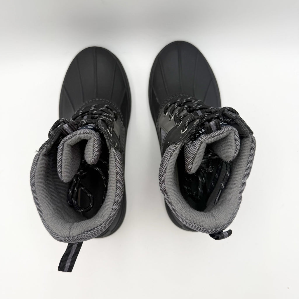 SPERRY Kids Storm Hopper Winter Boots Size 5 EU 37 Grey Black NWOB