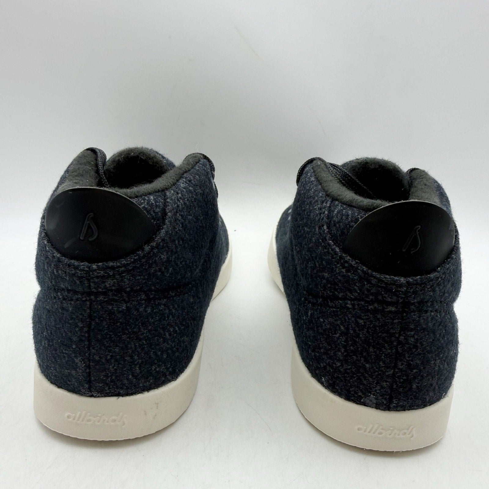 AllBirds Womens Wool Piper Mid Sneakers US 6 EU 36 Black White NWOB