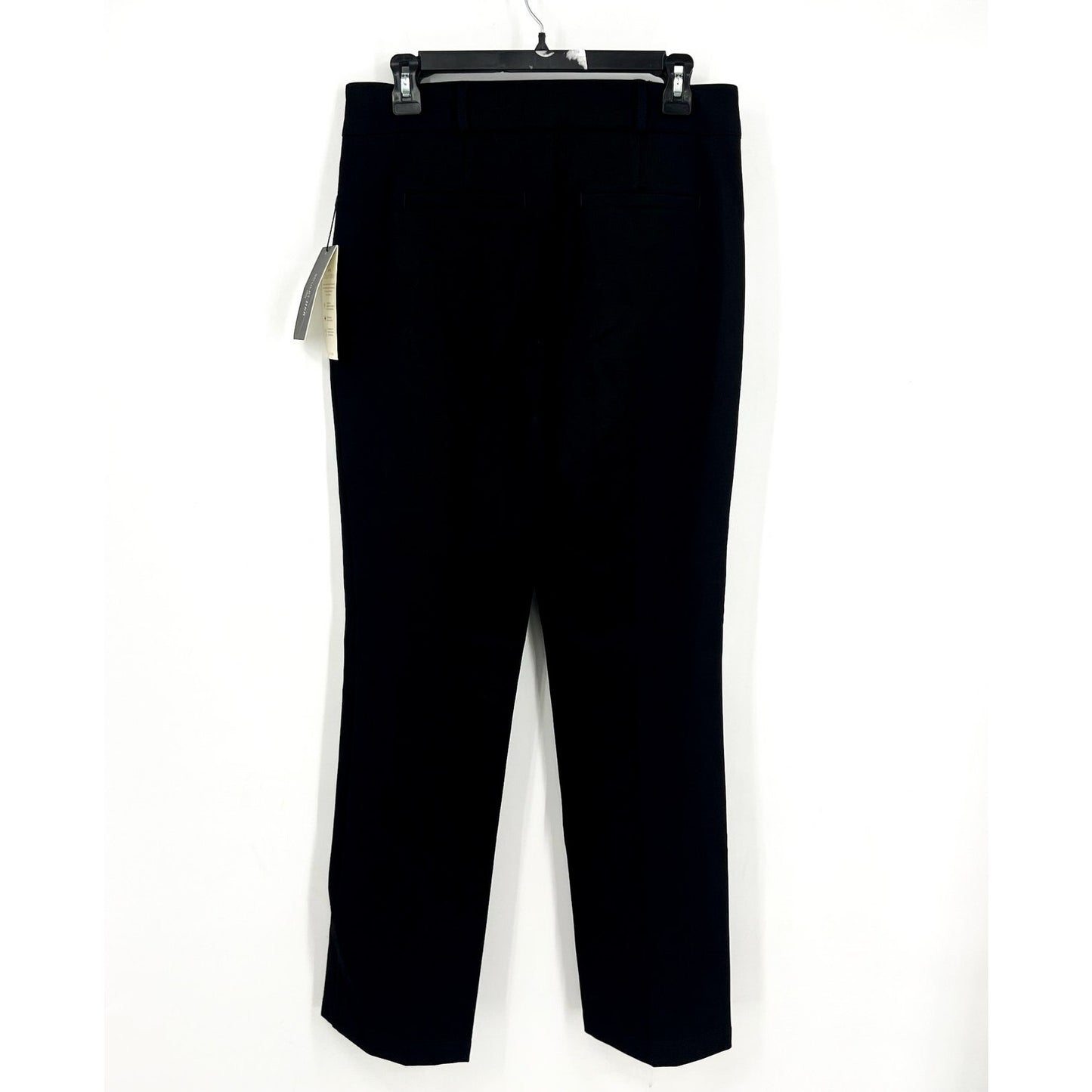 NYDJ Women's Classic Sculpt-Her Trouser Pants Size 6 Black Stretch Ponte NWT