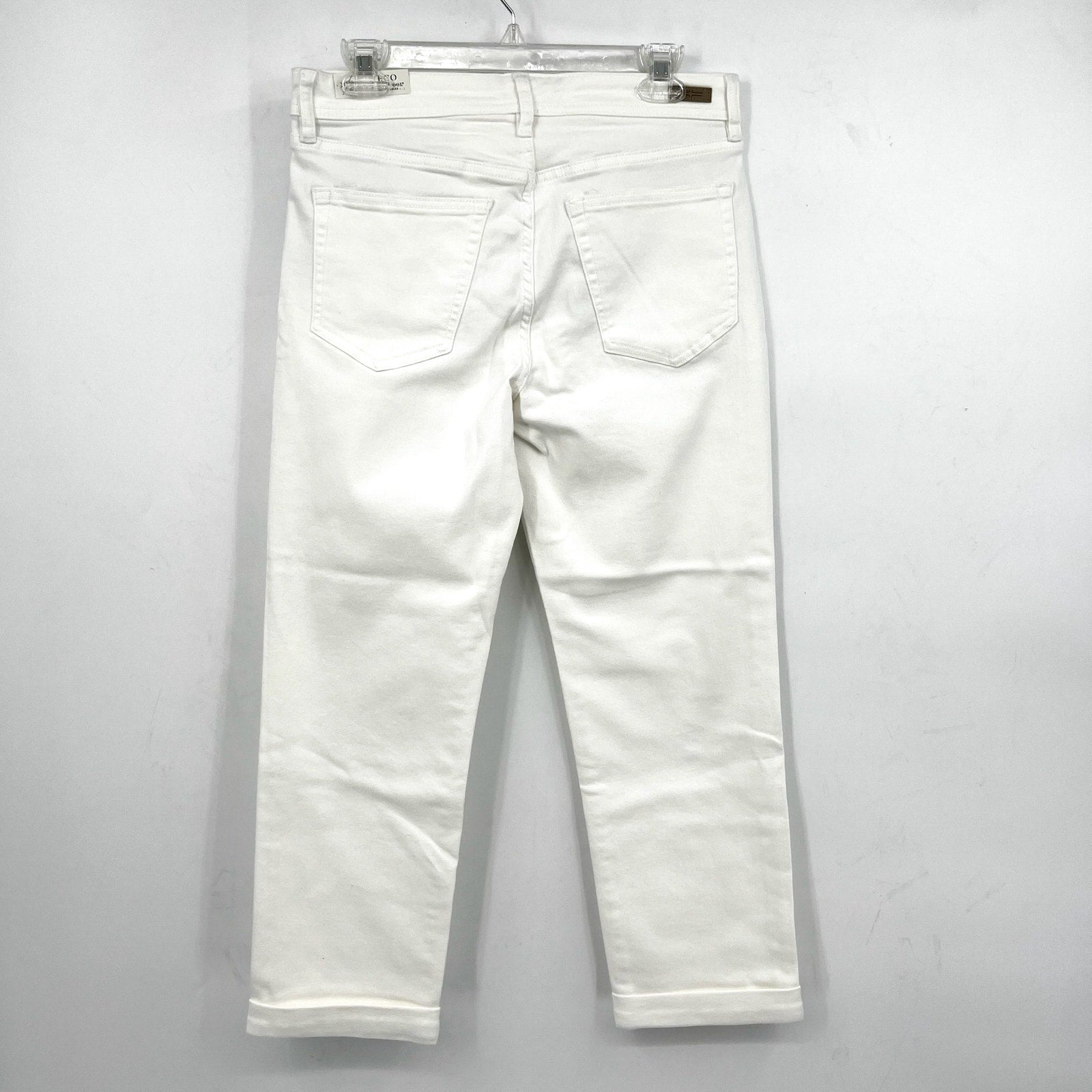 LIVERPOOL Women's Keeper Boyfriend Jeans US 6 SIZE 28 Bright White Cuff NWT