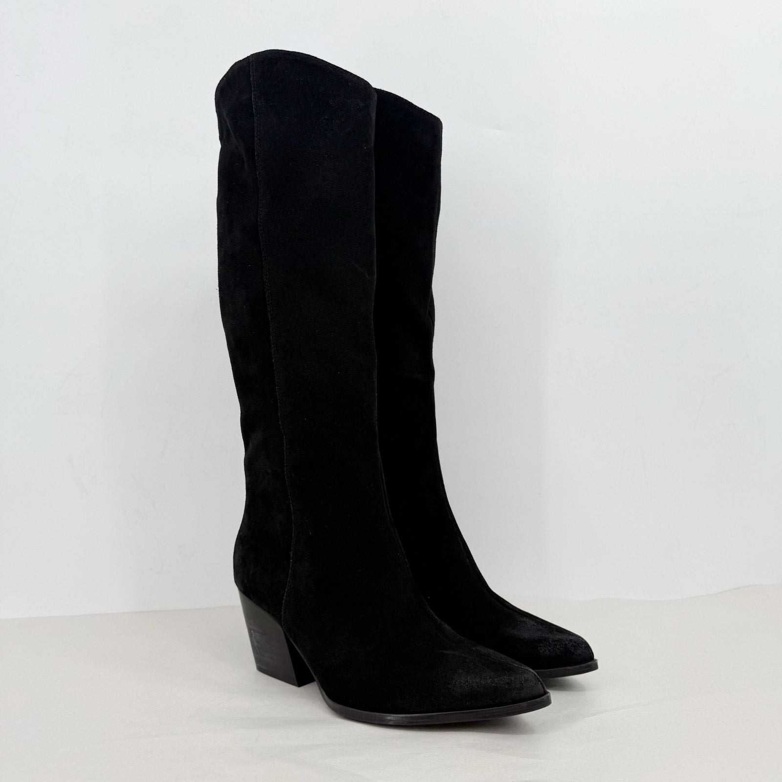 Seychelles Womens Begging You Knee High Boots US 9 M Black Suede Boho NWOB