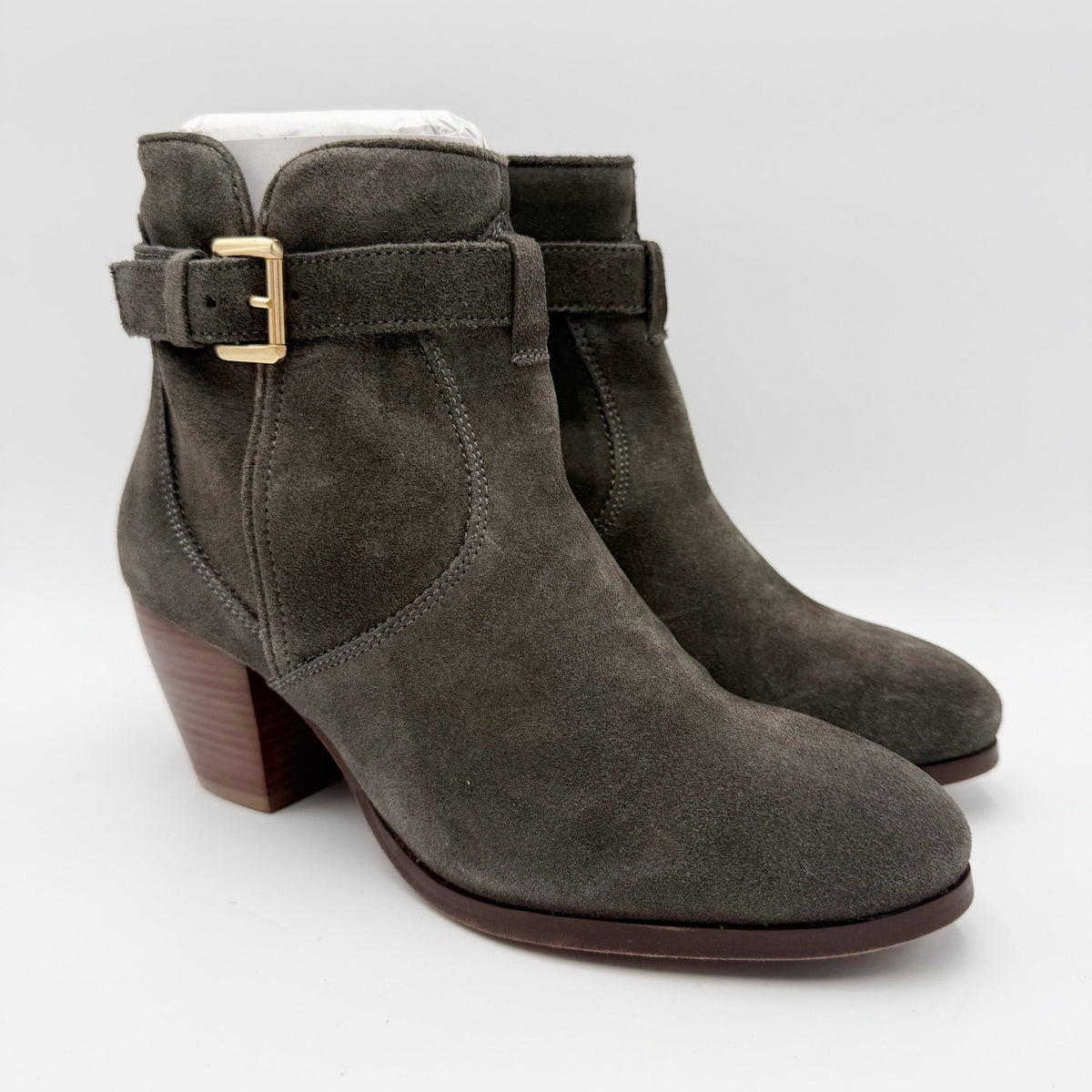 Diba True Womens Margaux Ankle Bootie Size 7 Grey Suede NWOB