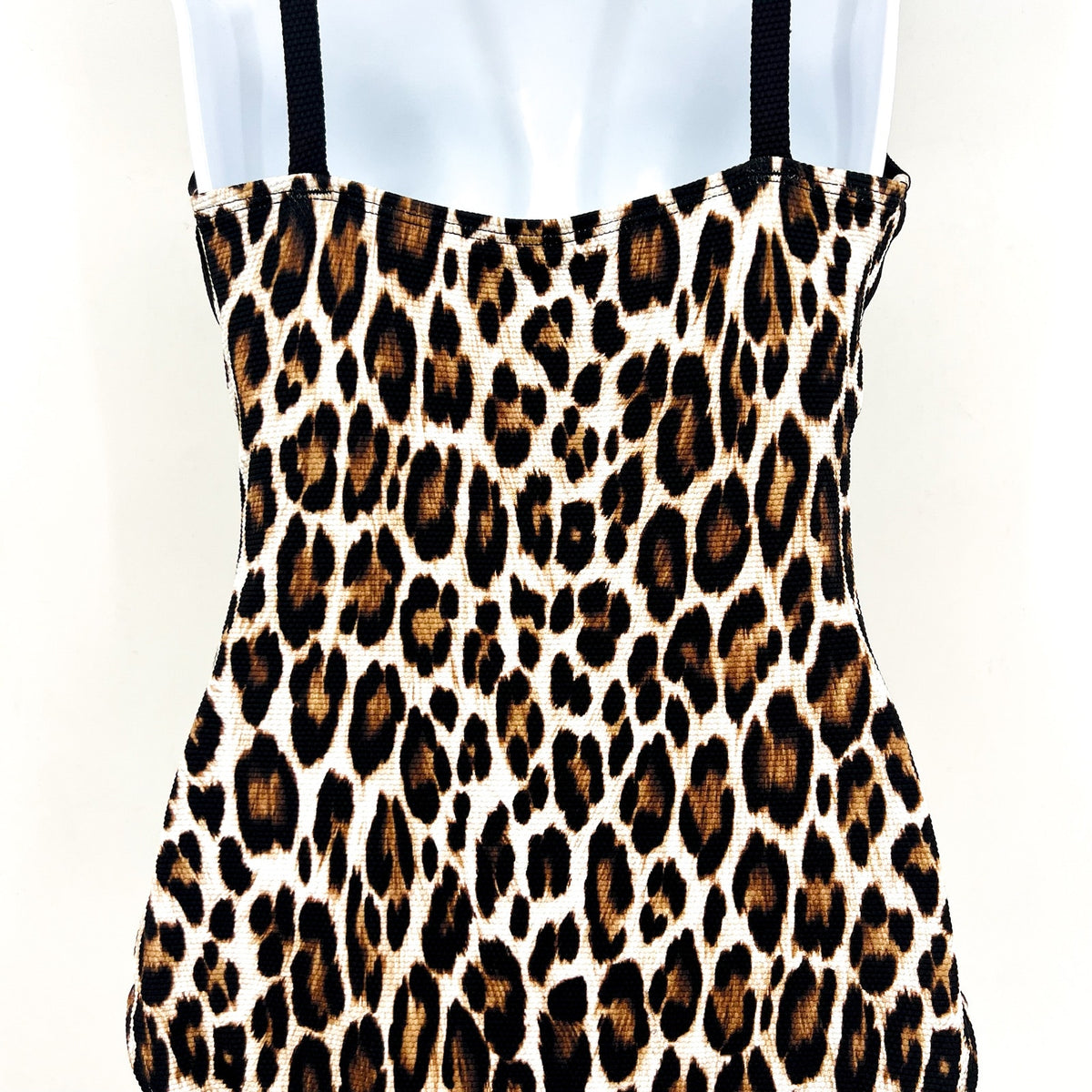 TOMMY BAHAMA Island Cays Leopard One-Piece Swimsuit Size 10 Black Tan NWT