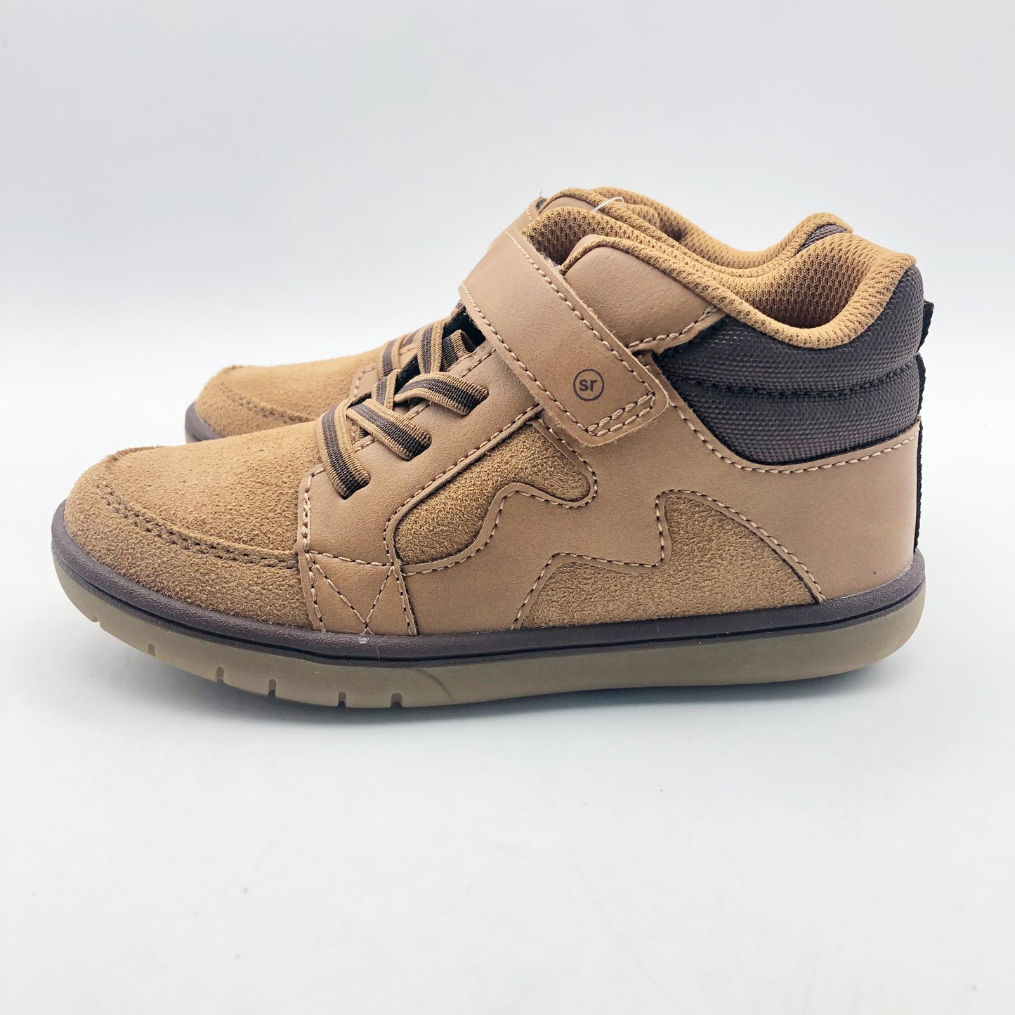 Stride Rite SRT Ames Honey Yellow Boy Boots Size 13 Brown Kids Shoes NIB