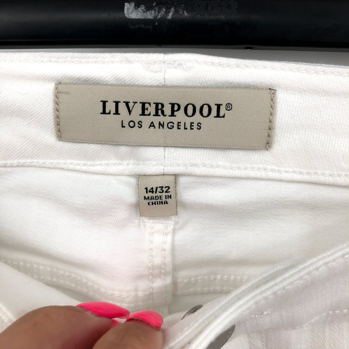 LIVERPOOL Abby Skinny Ankle Jeans Size 14 Bright White Mid Rise Stretch NWT