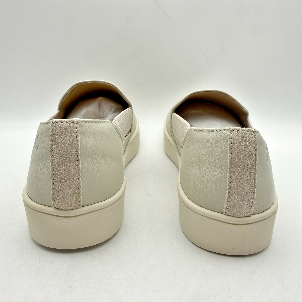 Spenco Womens Parker Low Sneakers Size 7.5 M EU 38 Oyster Grey Slip In NIB