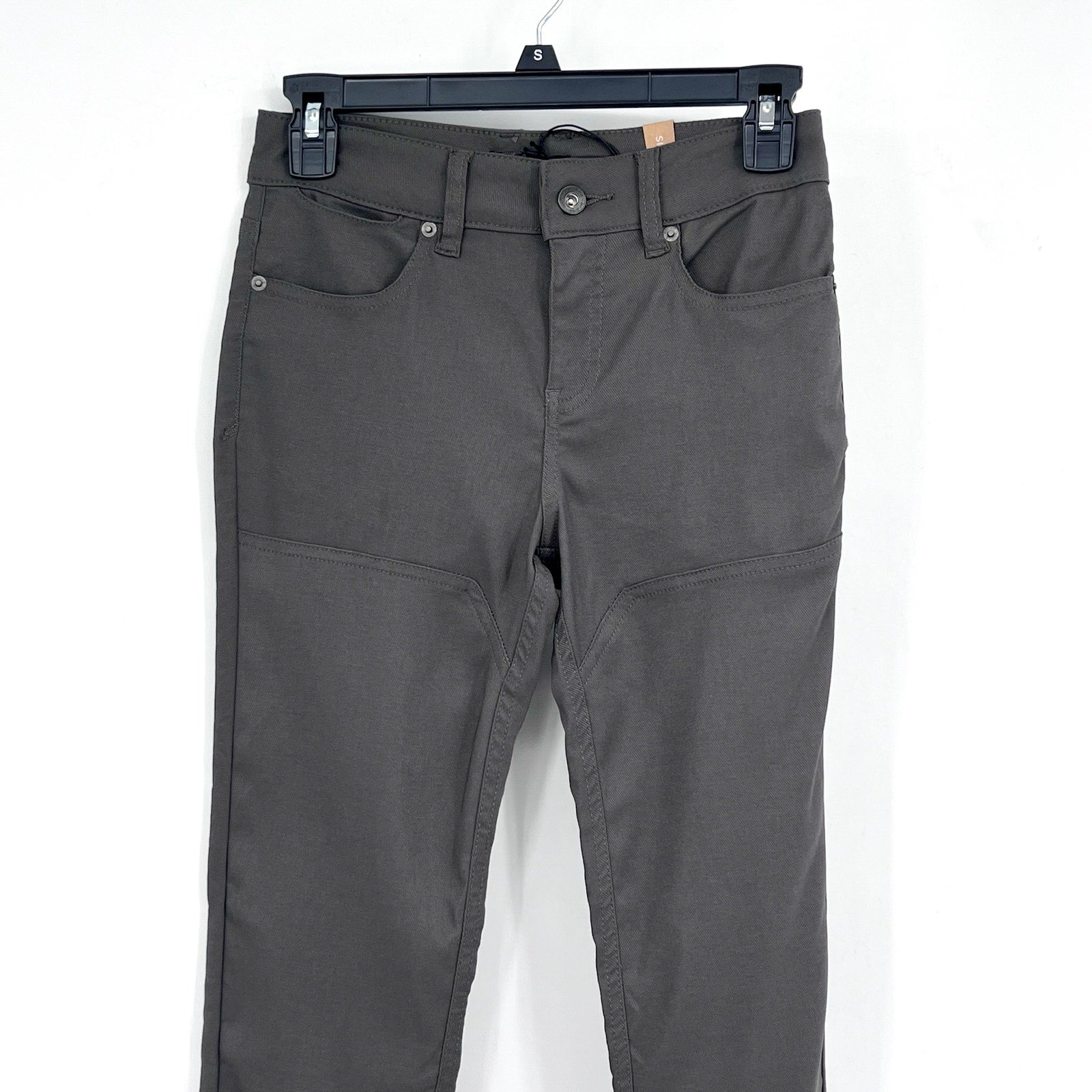 PRANA Women's Southport Skinny Stretch Pants Size 2 Gray Dark Iron Mid Rise NWOT
