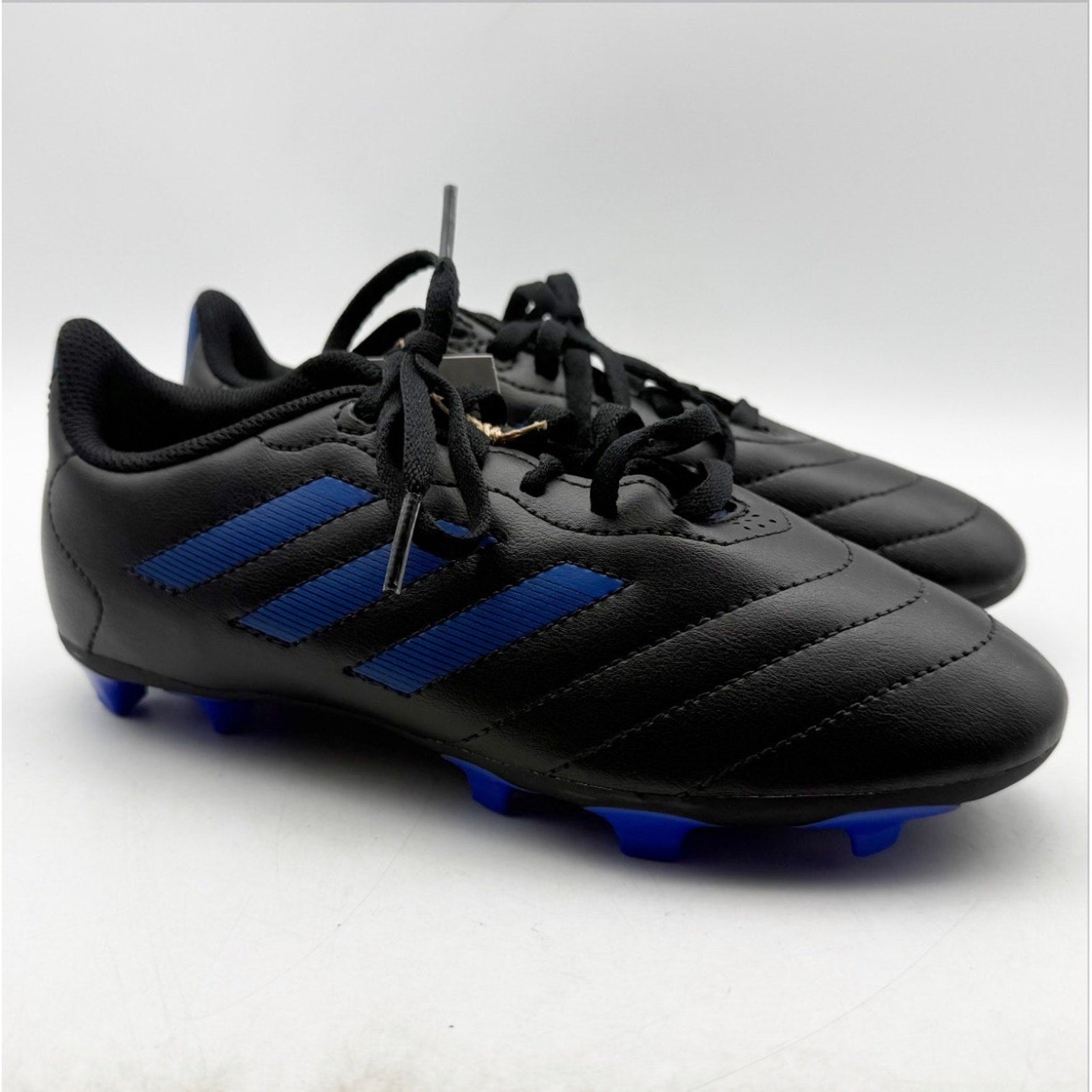 Adidas Youth Goletto VIII Firm Ground Soccer Cleats Size 5 Black Blue NWOB