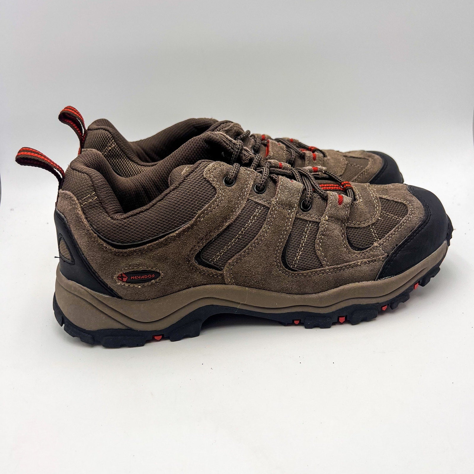 NEVADOS Mens Boomerang ll Low Hiking Sneakers Size 13 EU 47.5 Tan Leather NWOB
