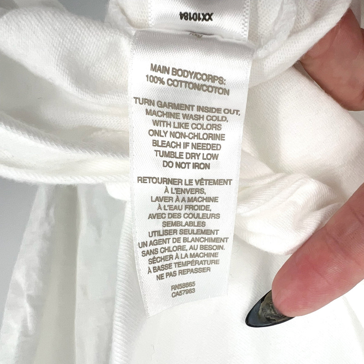 Z BY ZELLA Girls Twist Front Long Sleeve T-Shirt XL White Crewneck NWOT