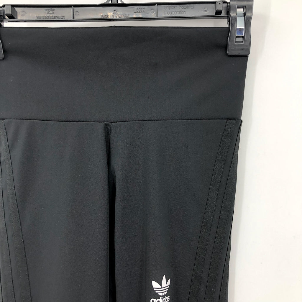 ADIDAS ORIGINALS Women's Adicolor Classics Tonal Leggings XS Black 3-Stripes NWT