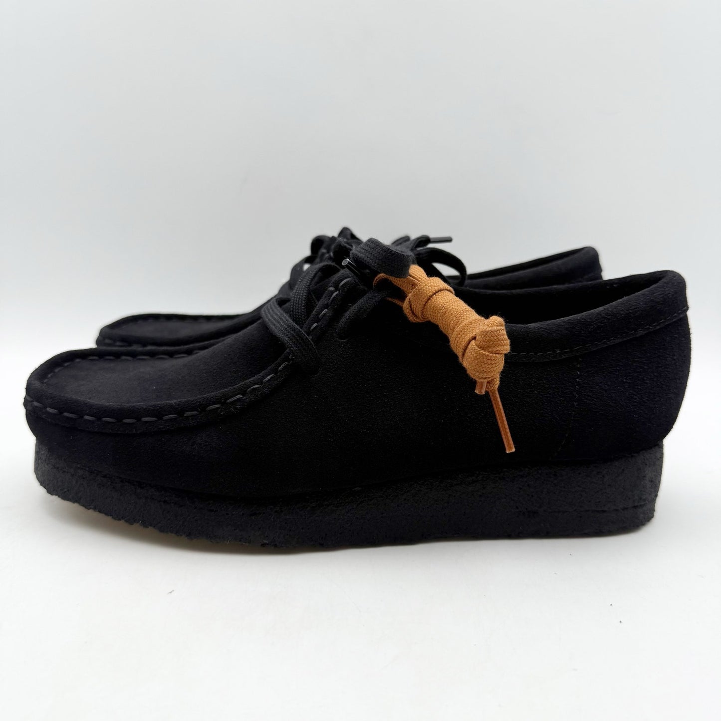 CLARKS Mens Wallabee Boot US 13 M EU 47 Brown Suede Leather NIB