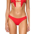 L*SPACE Women's Rocky Classic Bikini Bottoms Large Red Flame Low Rise NWOT