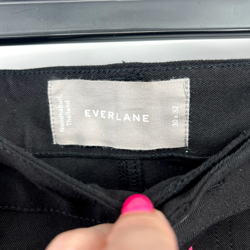 EVERLANE Men's The Performance 5-Pocket Pants 30x32 Black Chinos NWT