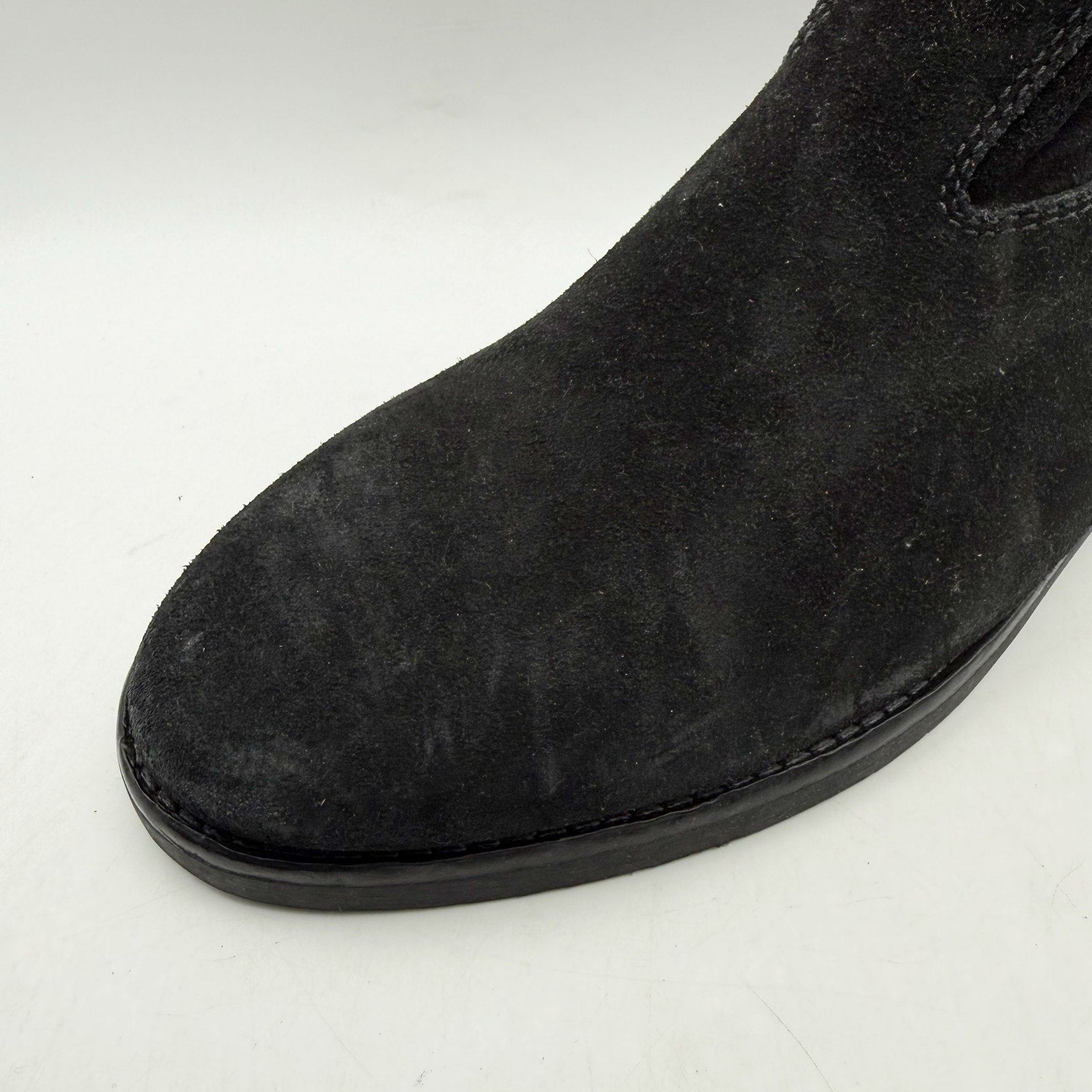 RE/DONE Womens 60s Camarguaise Ankle Boots EU 40 US 10 Black Suede NWOB