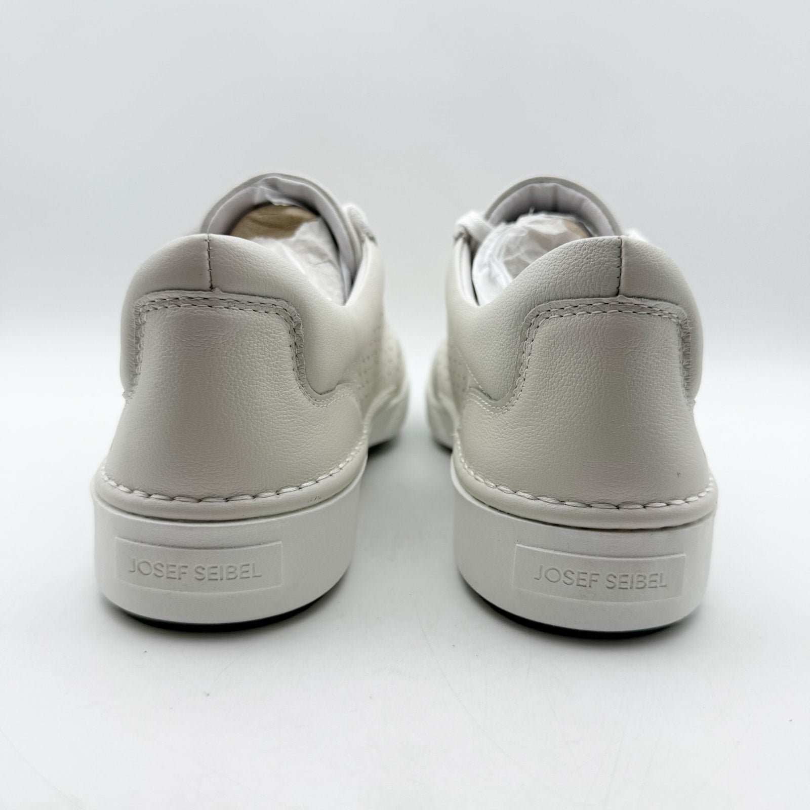 Josef Seibel Womens Claire 29 Sneakers EU 41 US 9.5 White Leather NWOB