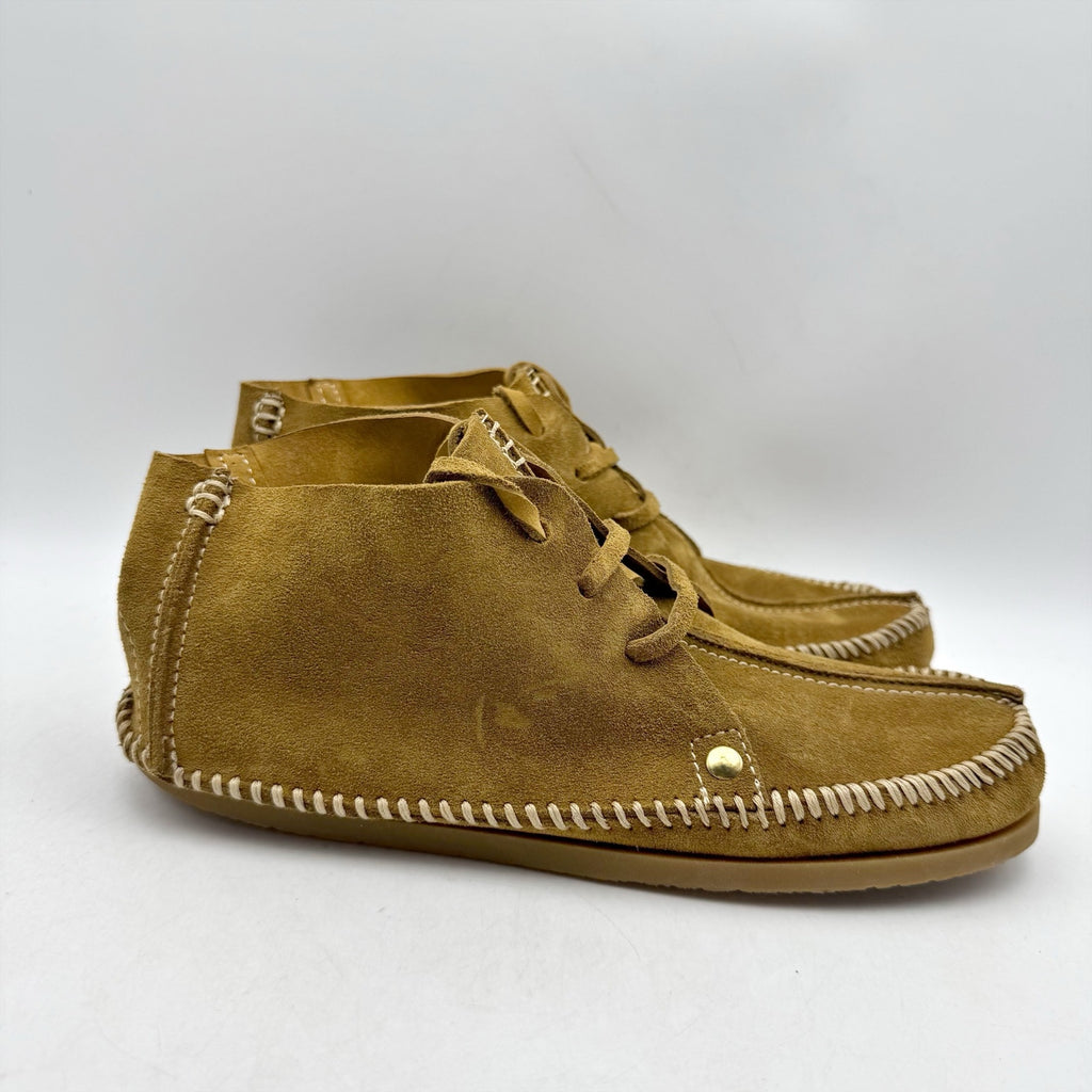 RE/DONE Womens Metal Oxford Shoes EU 37 US 7 Brown Suede NWOB